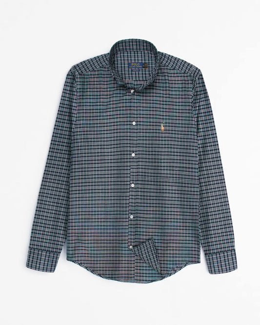 Iconic Pony Checkered Shirt - Green