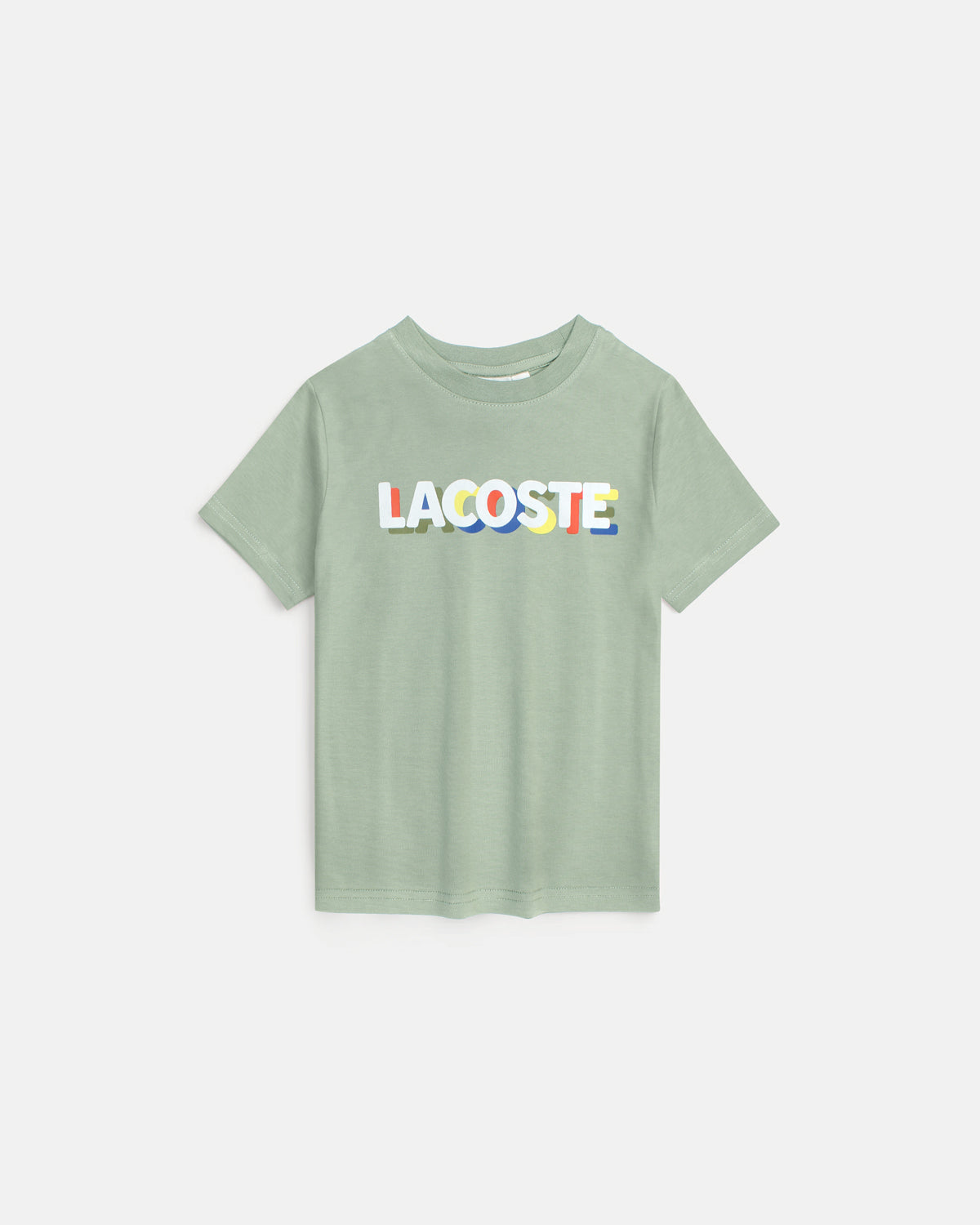 Kids Lac. Multi Logo T Shirt - C Green