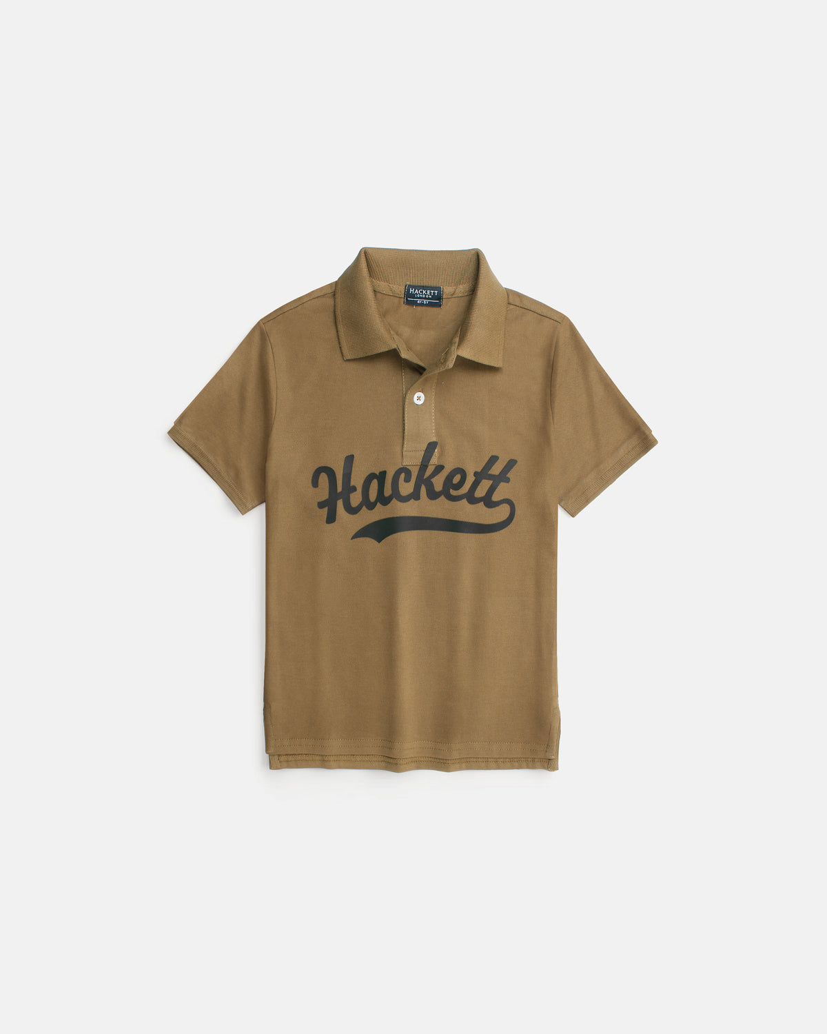 Kids Iconic HKT Logo Polo Shirt - Brown