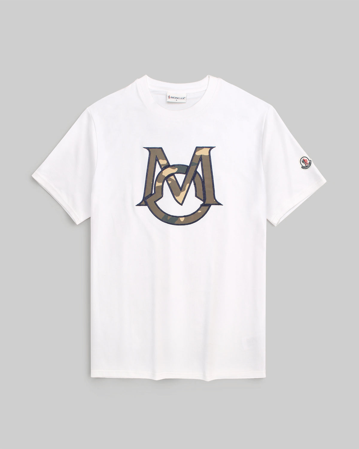 Men's Mon. Camouflaged T Shirt - White
