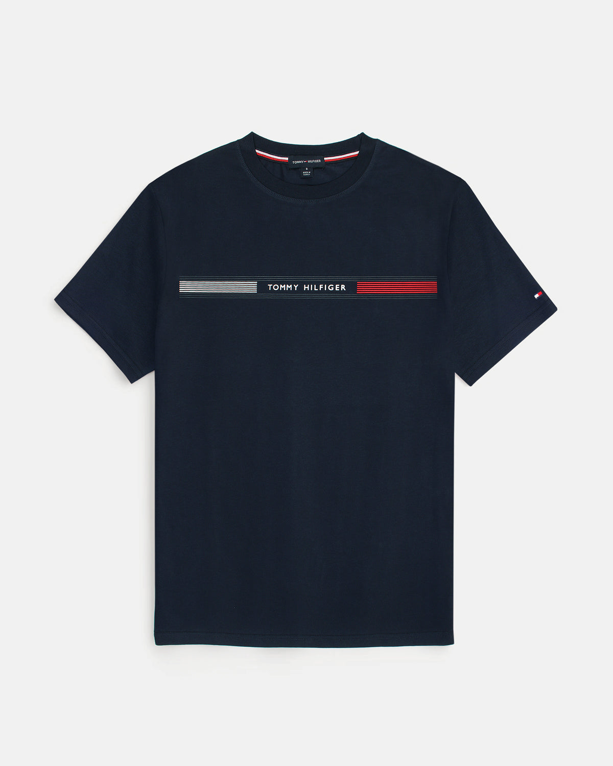 Premium Tommy High Men Tee - Navy Blue