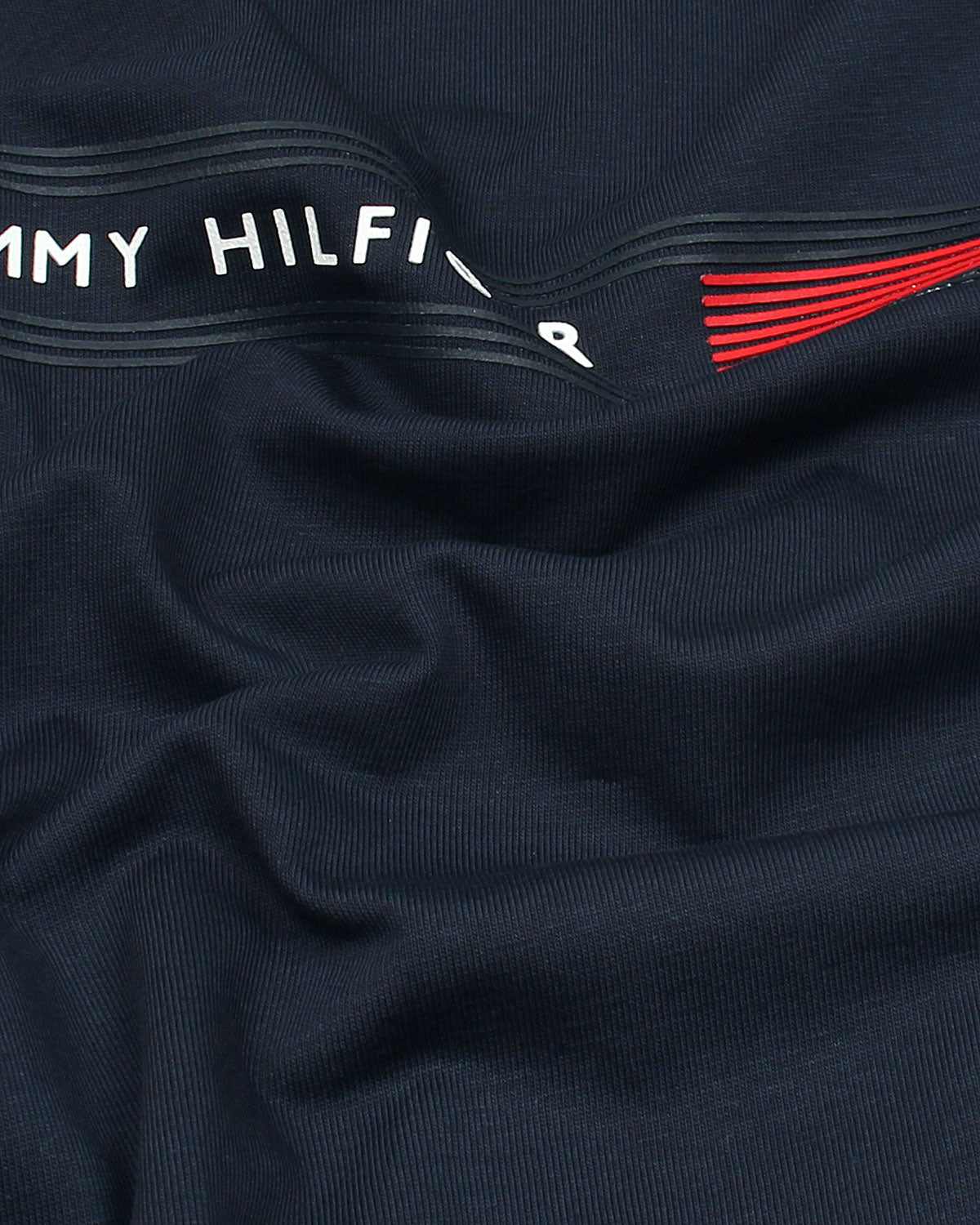 Premium Tommy High Men Tee - Navy Blue