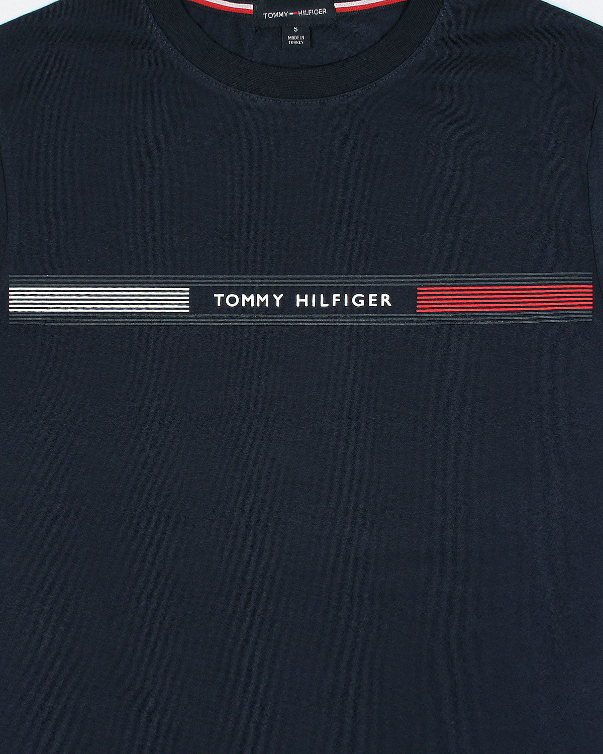 Premium Tommy High Men Tee - Navy Blue