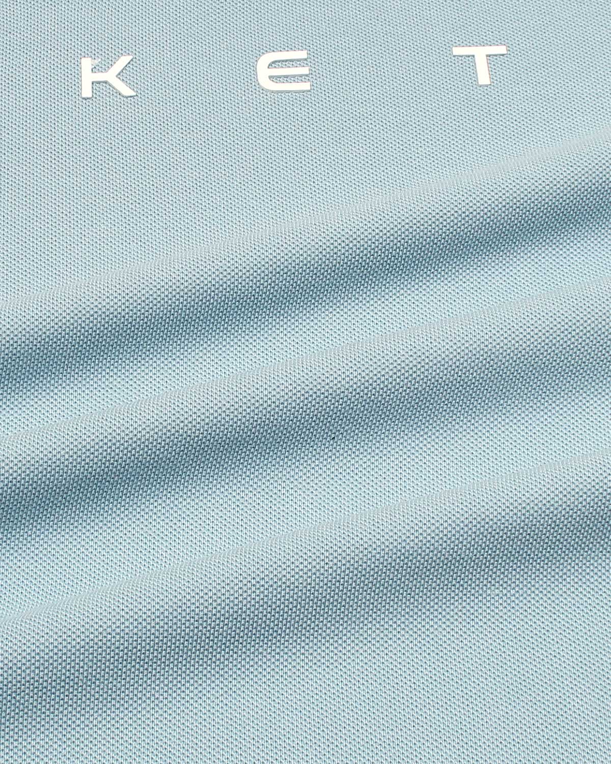 Premium HKT Men Tipped Polo Shirt - Sky Blue