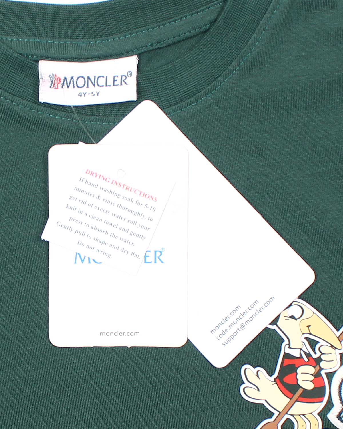 Kids Mon. Duck T Shirt - Green