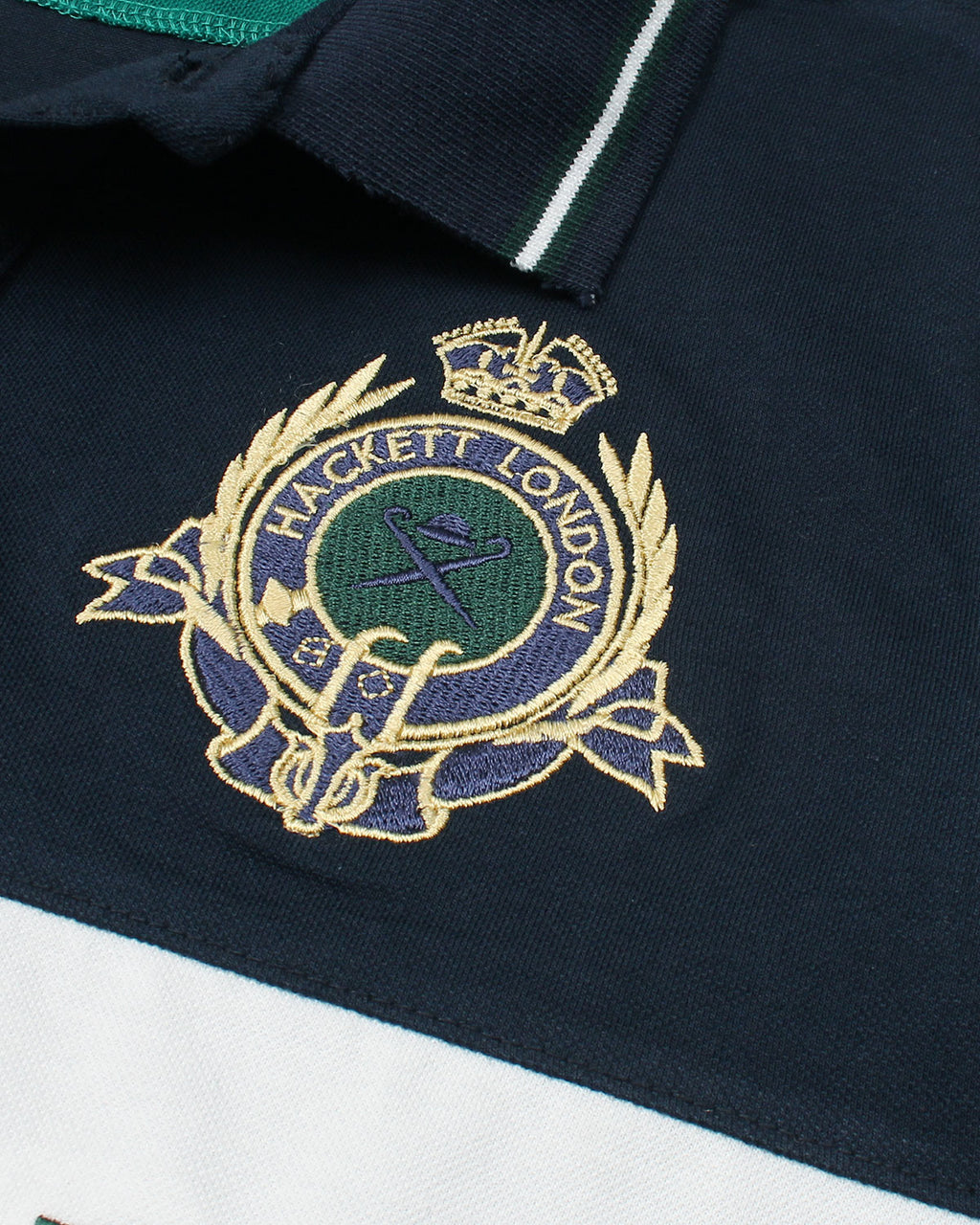 Exclusive HKT Men Designer Polo - Navy Blue