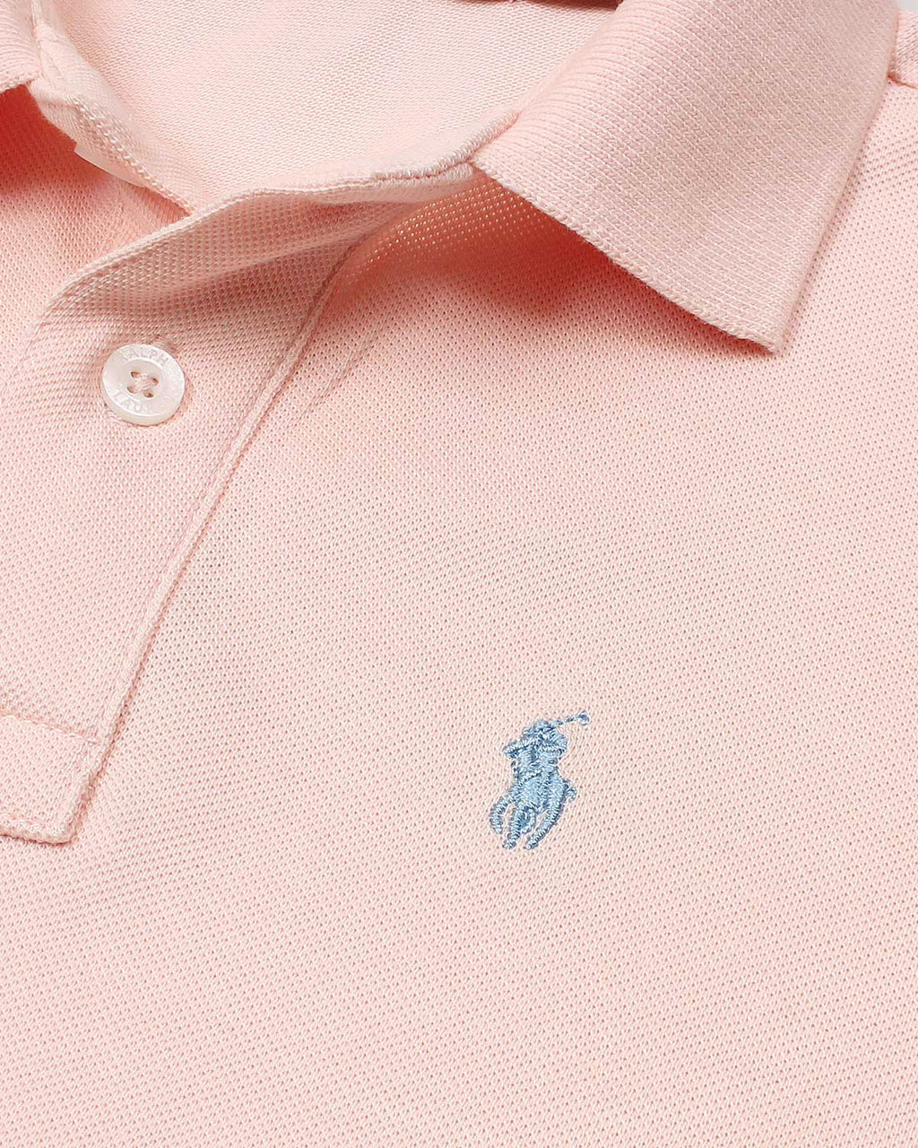 Iconic Kids R/L Basic Polo - Pink