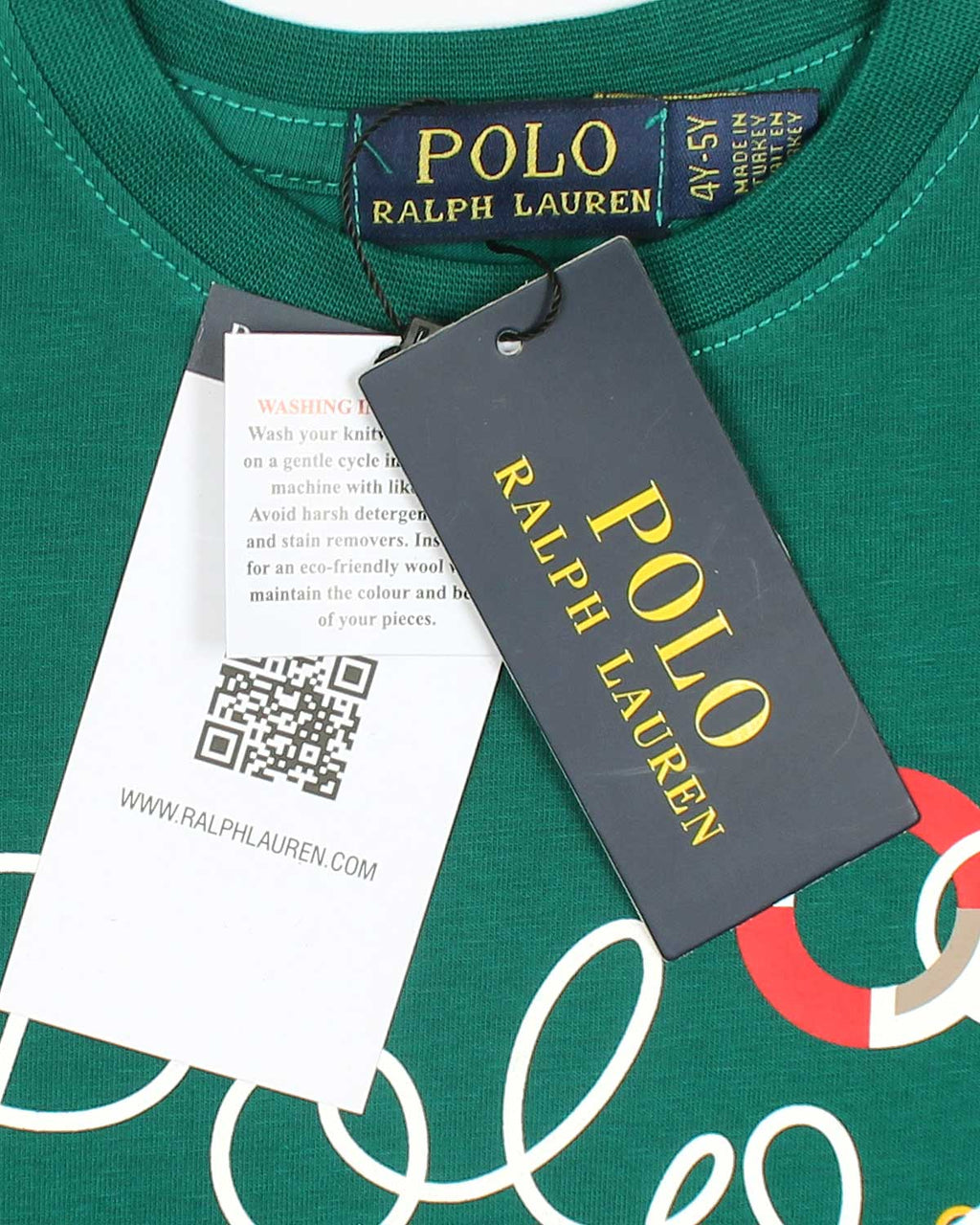 Exclusive Baby Girl R/L Polo Tee - Green