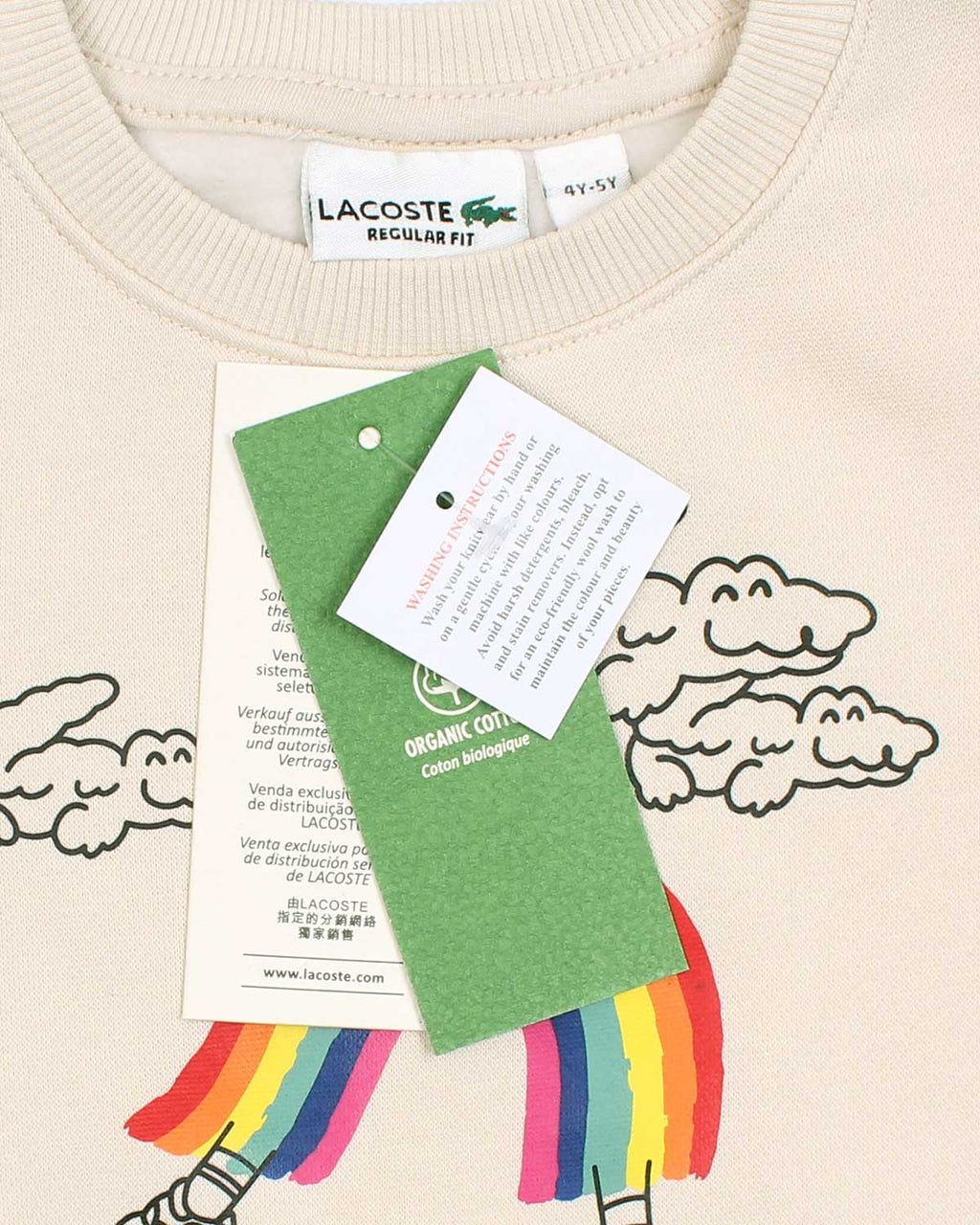 Loc. Kids Rainbow Sweatshirt - Off White