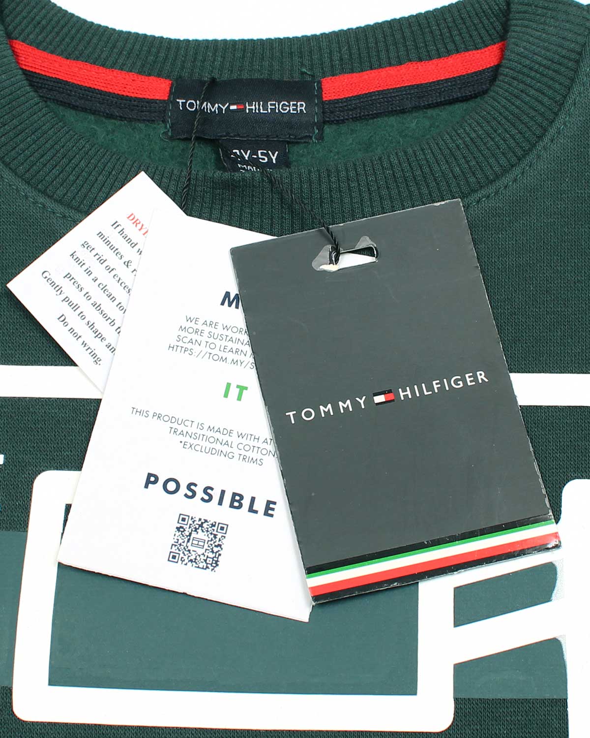 Kids Big TH Motive Sweat - Green