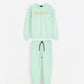 HKT Girls Ruffle Tracksuit Set – Mint Green