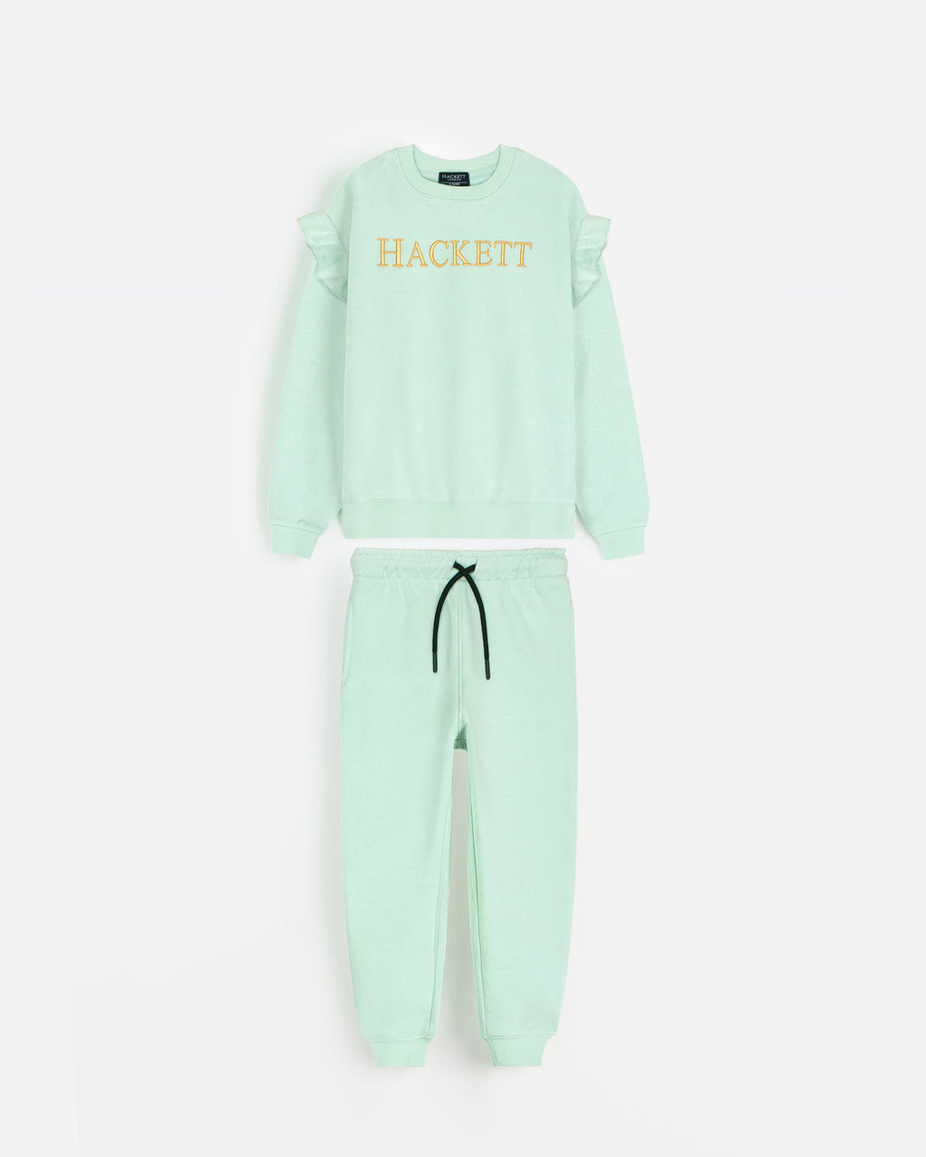 HKT Girls Ruffle Tracksuit Set – Mint Green