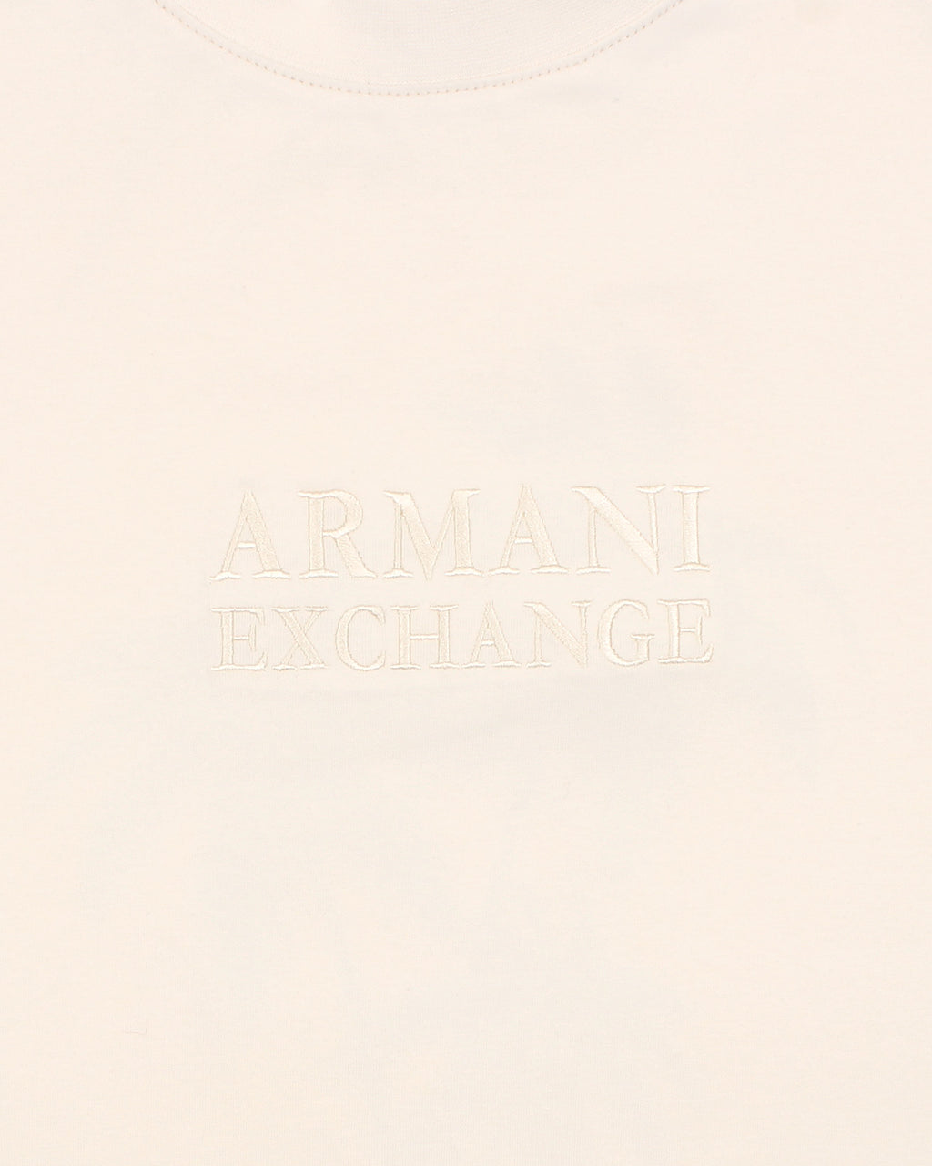 A-X Men's Oversized Logo Embroidered T-Shirt –  Off-White