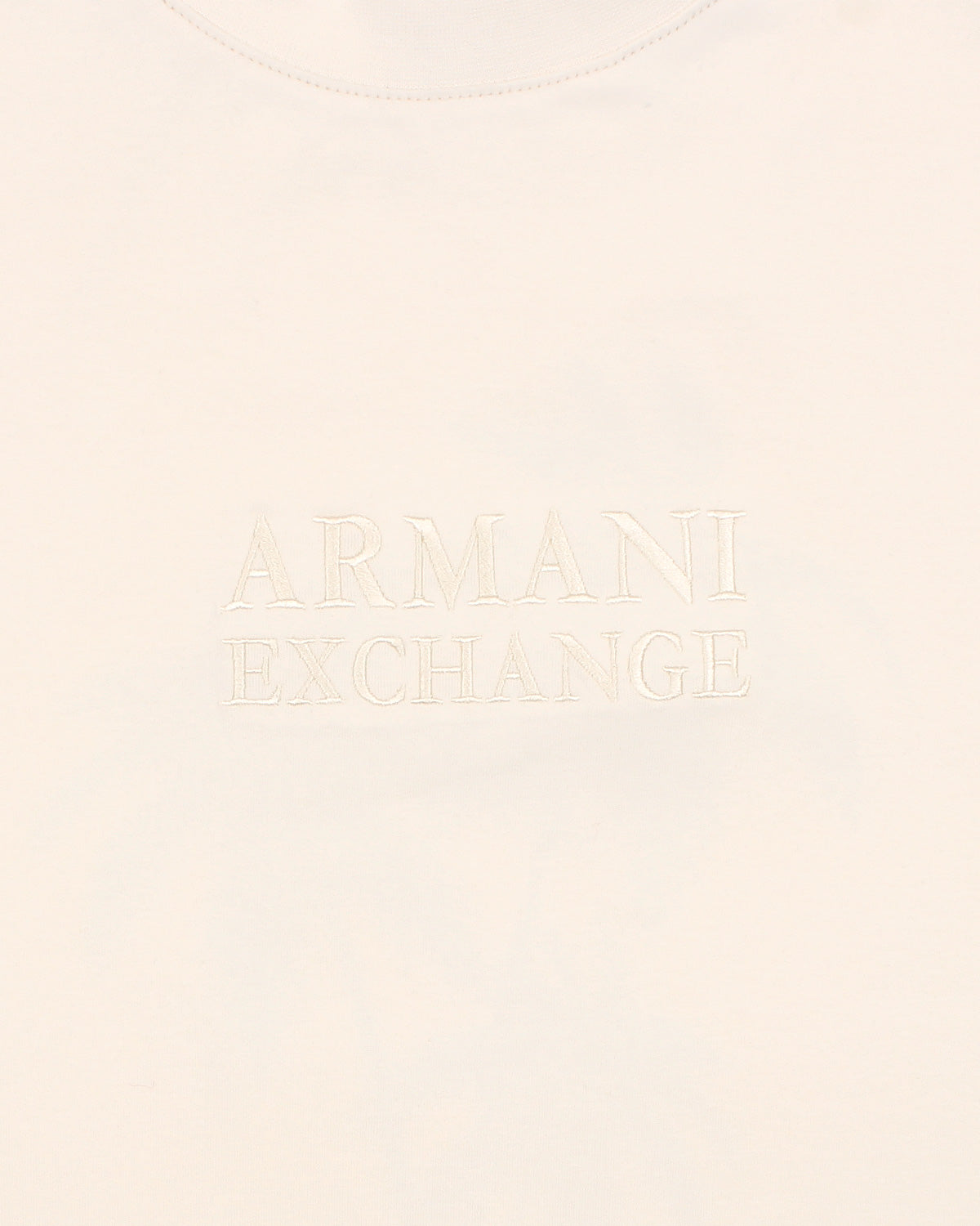 A-X Men's Oversized Logo Embroidered T-Shirt –  Off-White