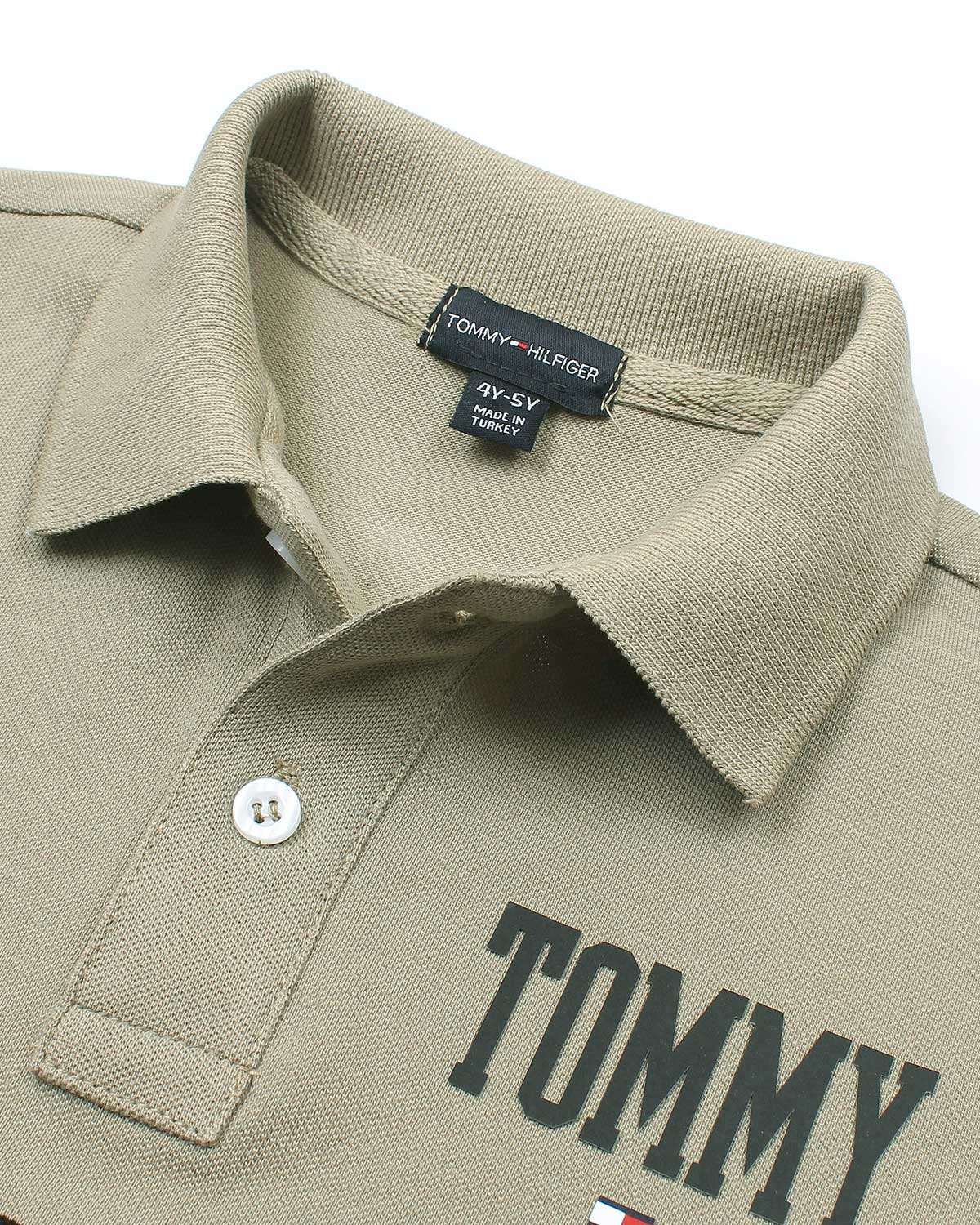 Kids Contrast Panel TH Polo Shirt - B-W-B