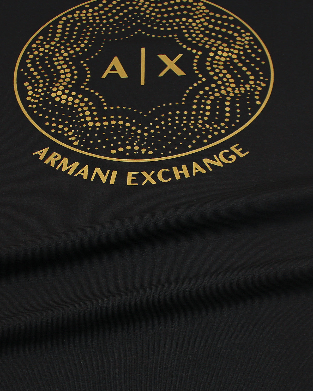 Exclusive A/X Men Gold Tee - Black