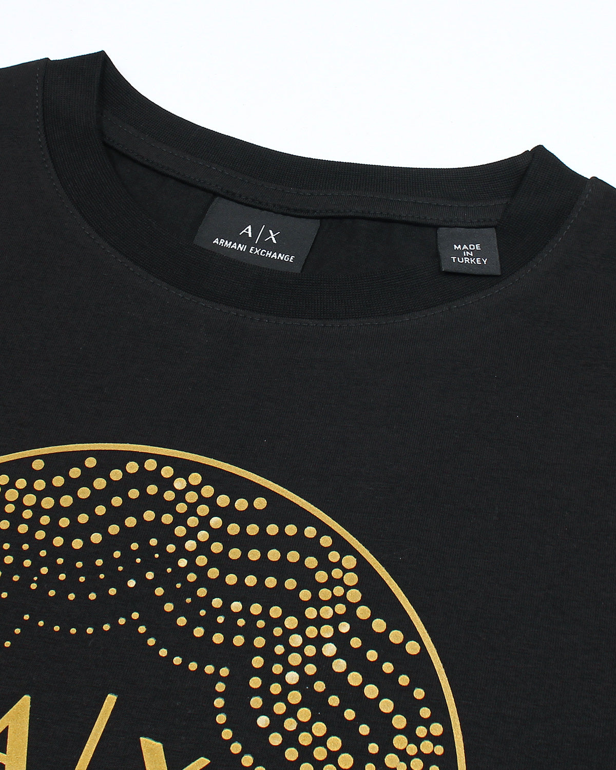 Exclusive A/X Men Gold Tee - Black