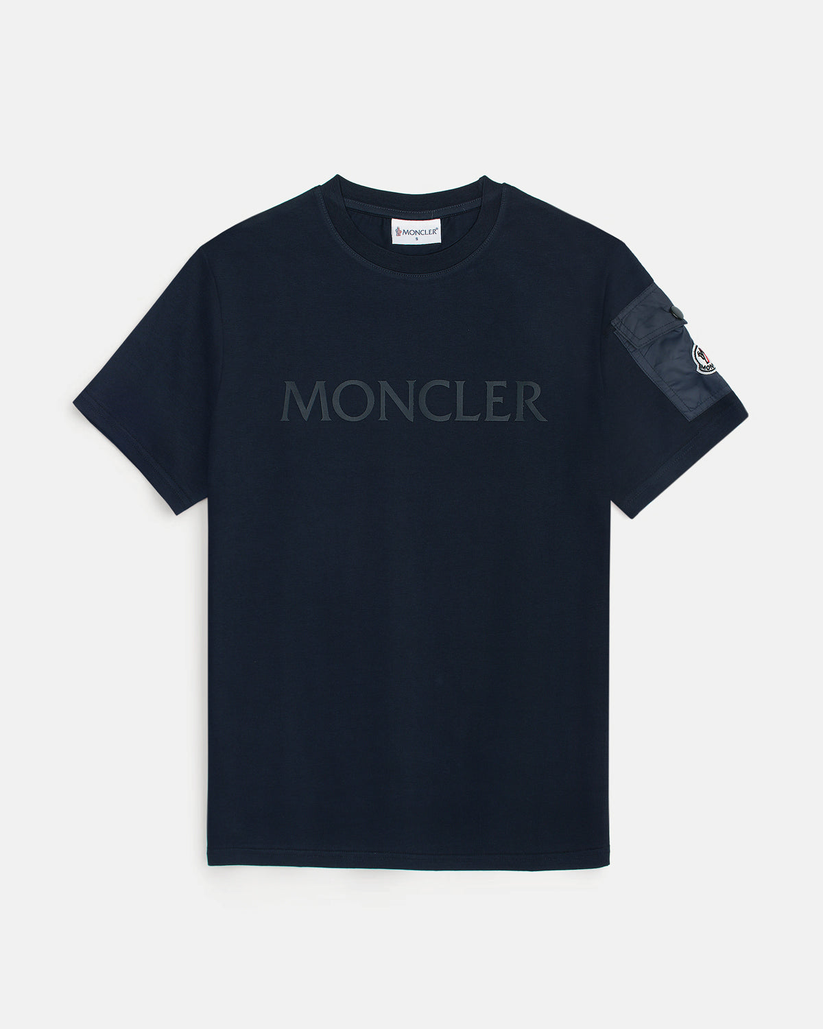 Exclusive Mon. Arm Pocket Men Tee - Navy Blue