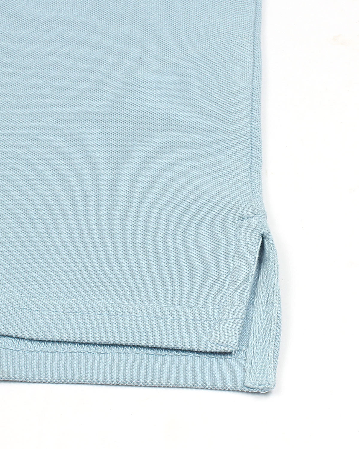 Premium HKT Men Tipped Polo Shirt - Sky Blue