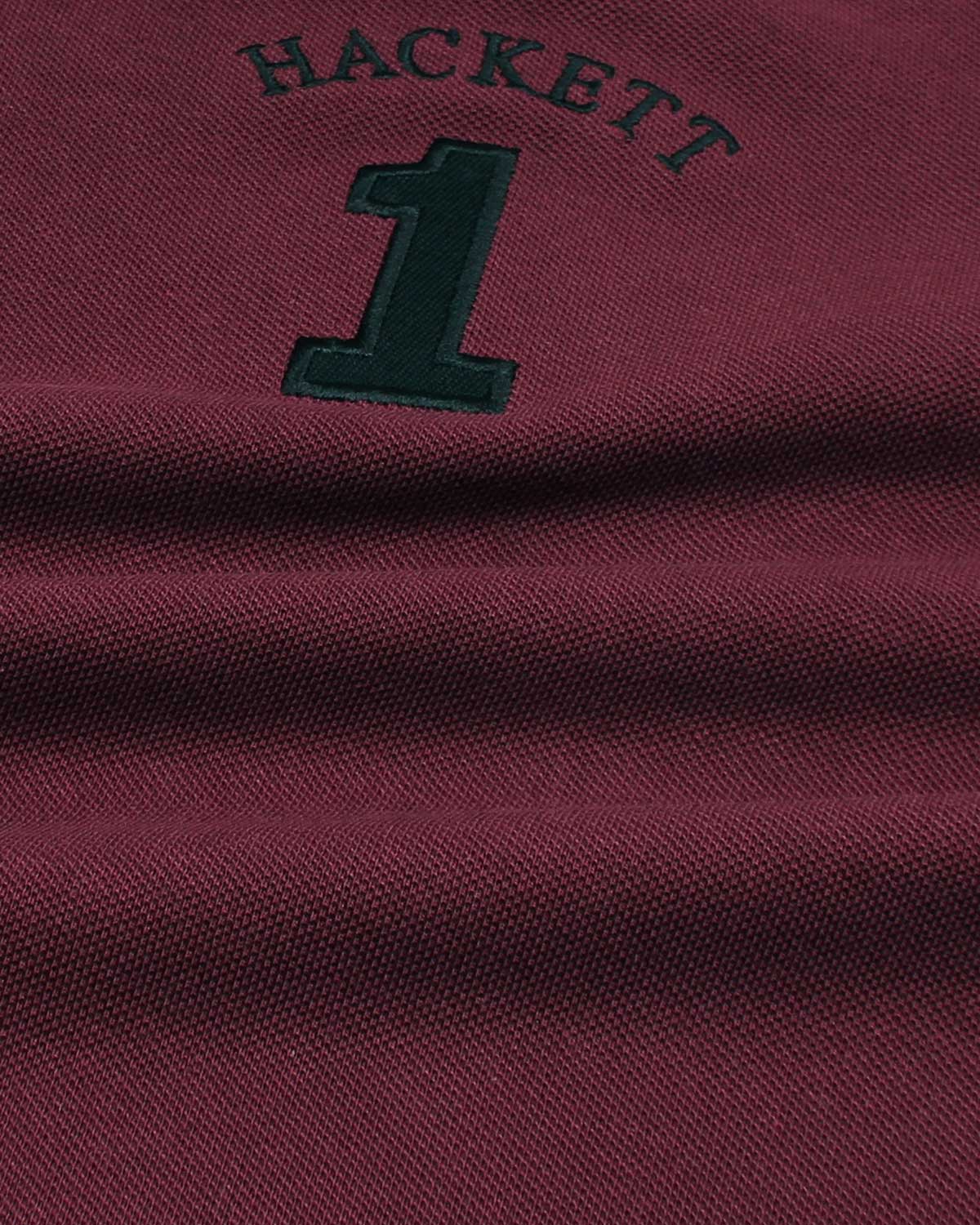 Premium HKT Iconic Motive Polo Men - Maroon