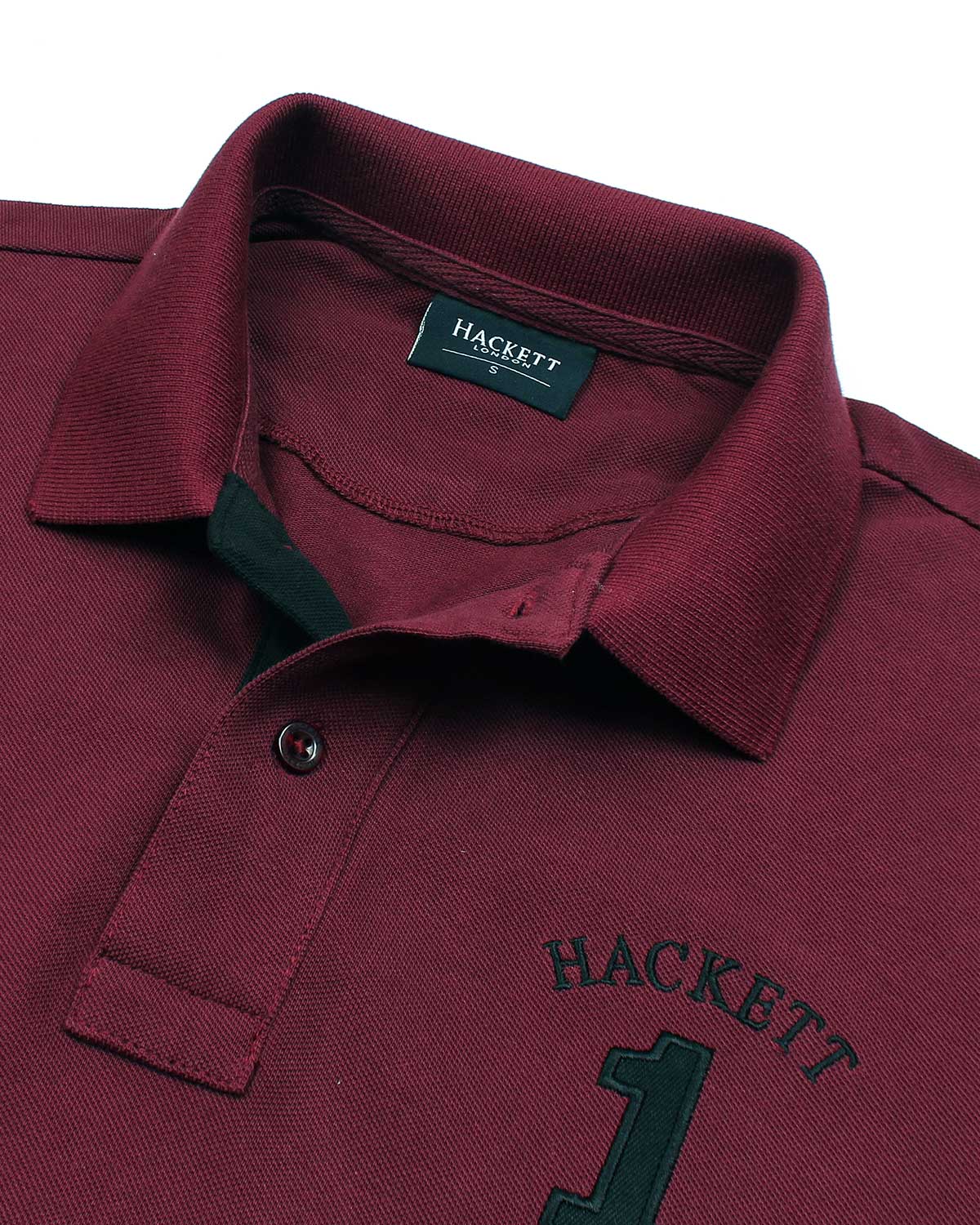 Premium HKT Iconic Motive Polo Men - Maroon