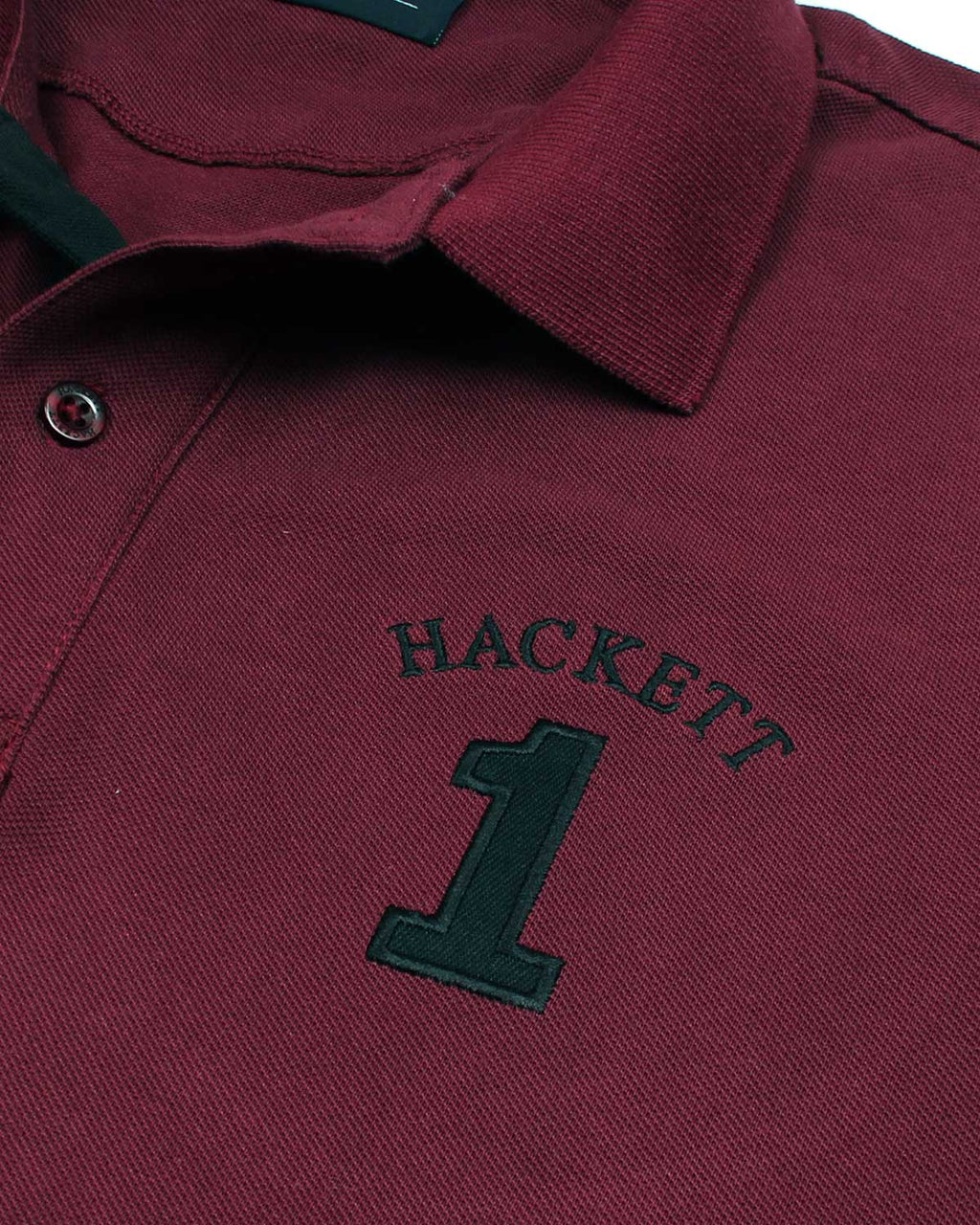 Premium HKT Iconic Motive Polo Men - Maroon