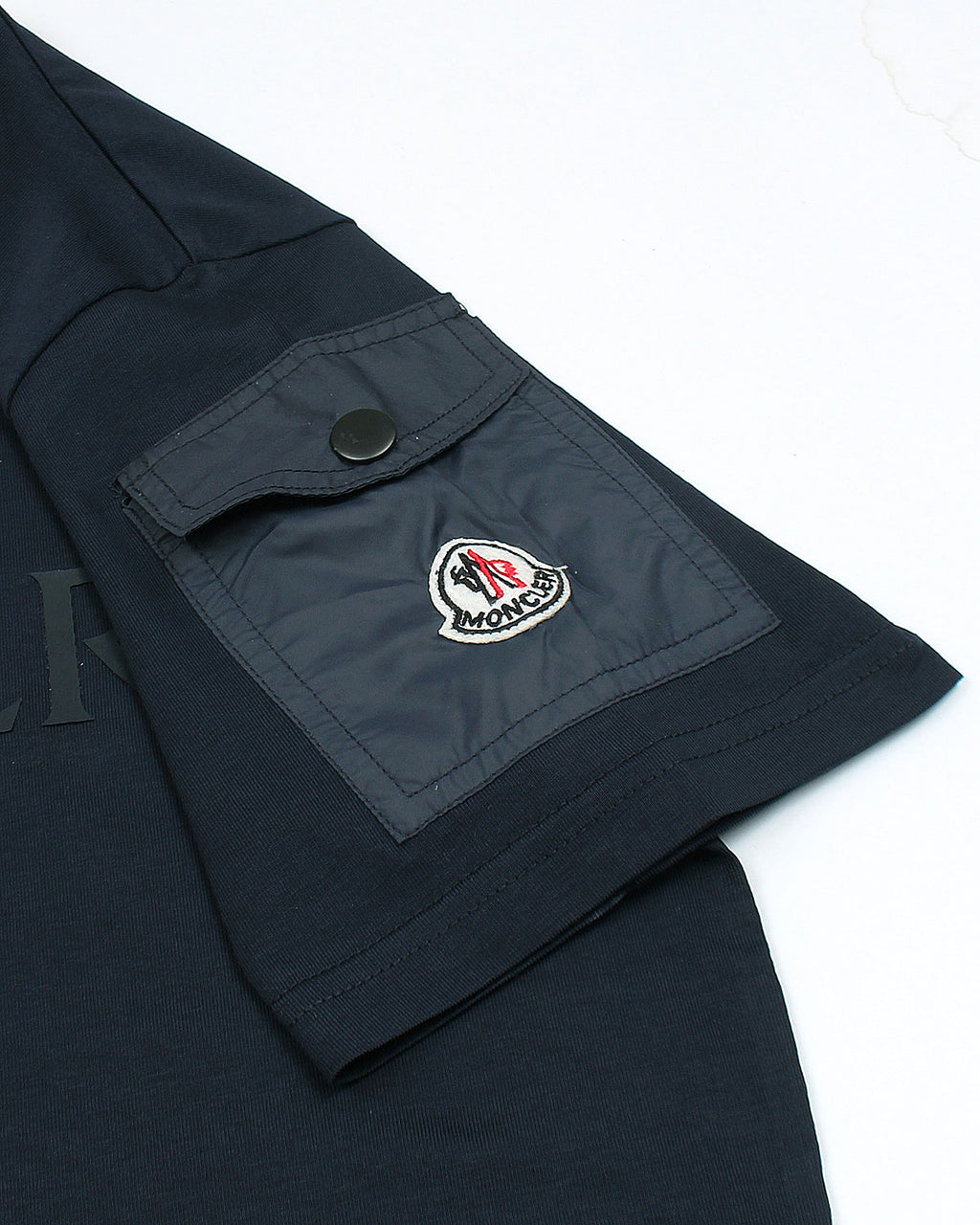 Exclusive Mon. Arm Pocket Men Tee - Navy Blue