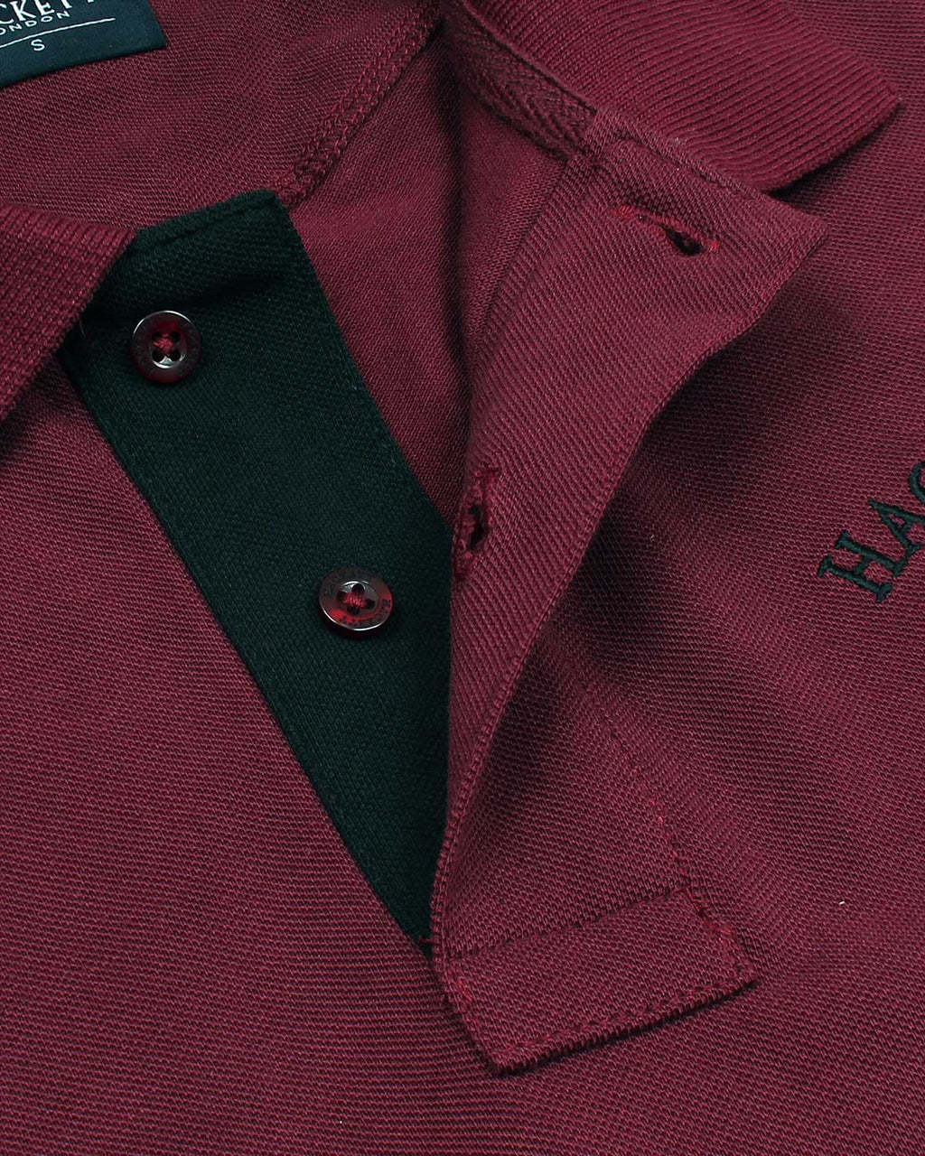 Premium HKT Iconic Motive Polo Men - Maroon