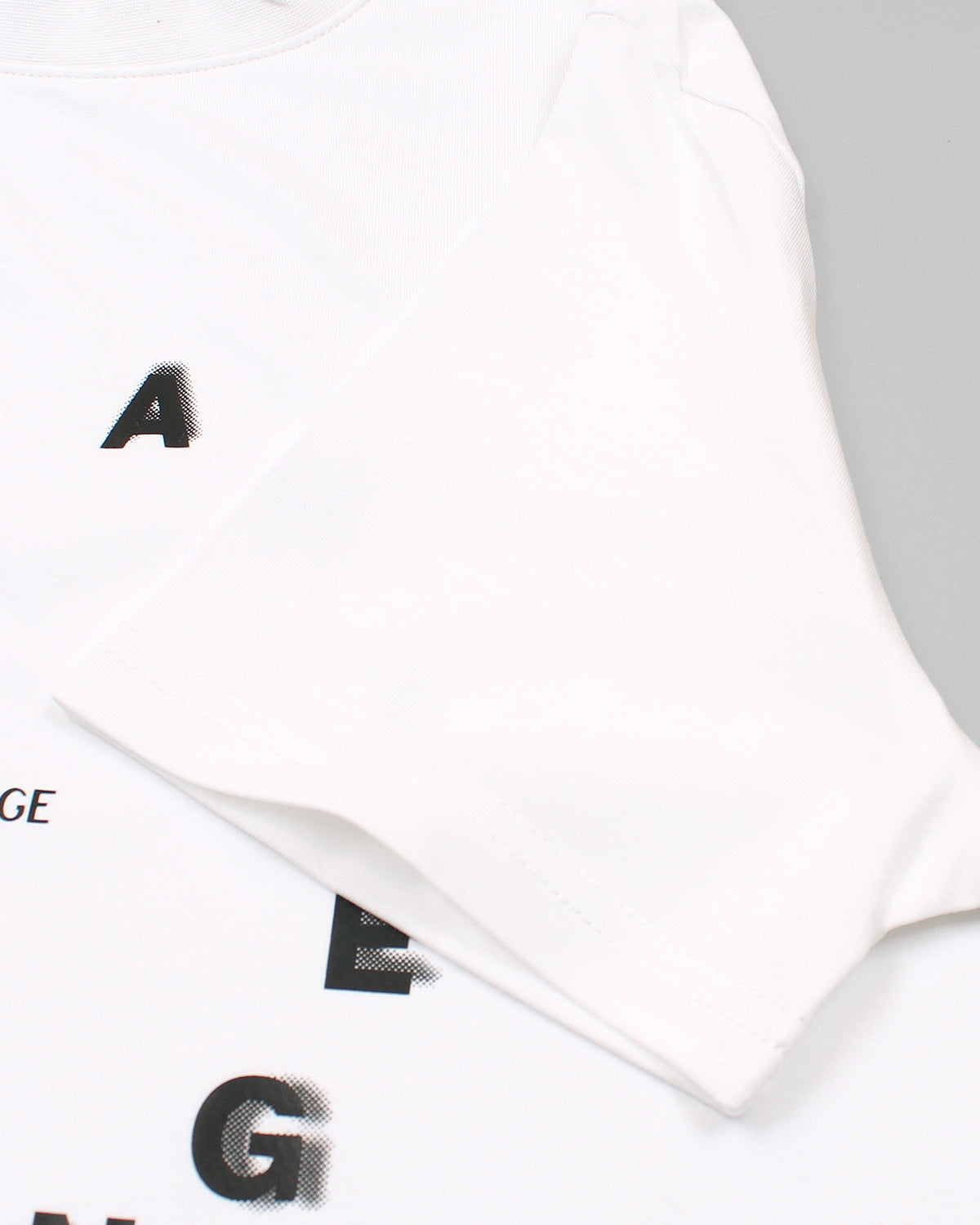 Men's A-X Round T Shirt - White