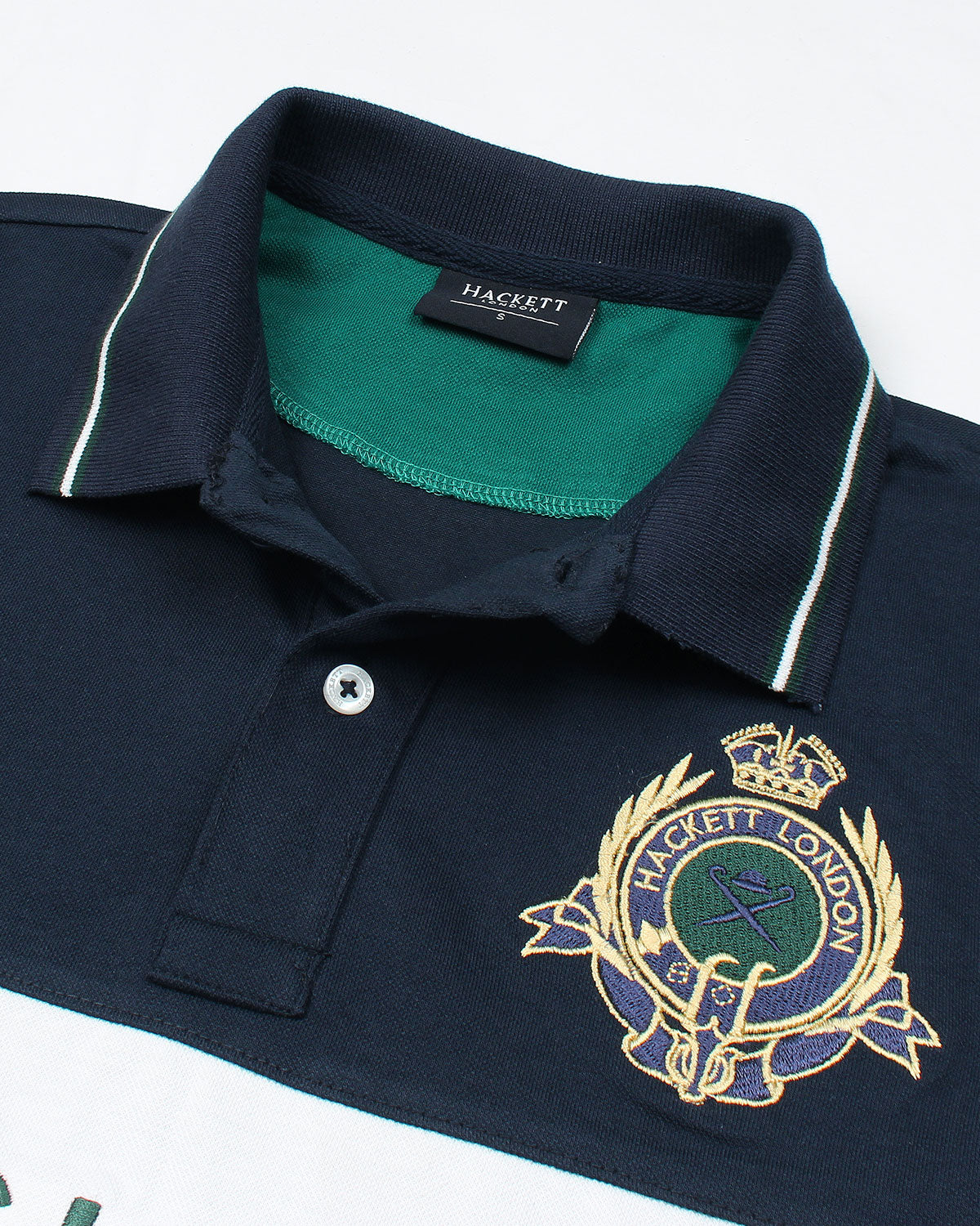 Exclusive HKT Men Designer Polo - Navy Blue