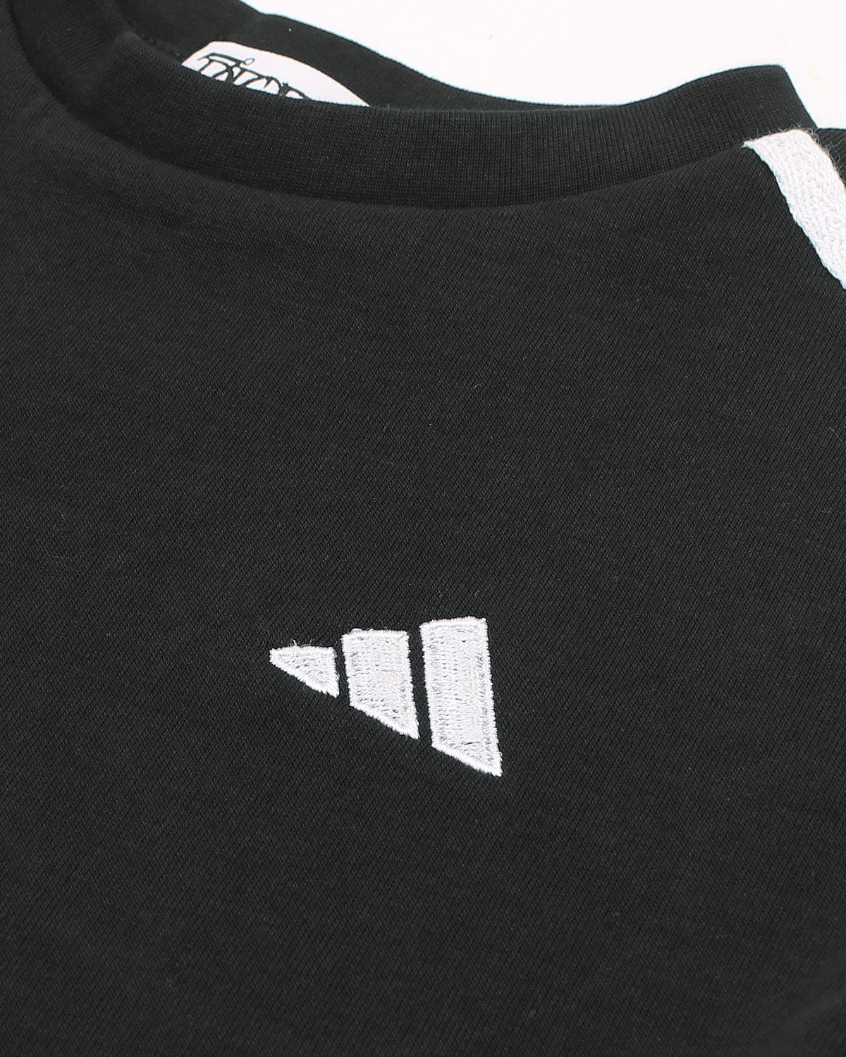 Kids Stripped Tracksuit - Black