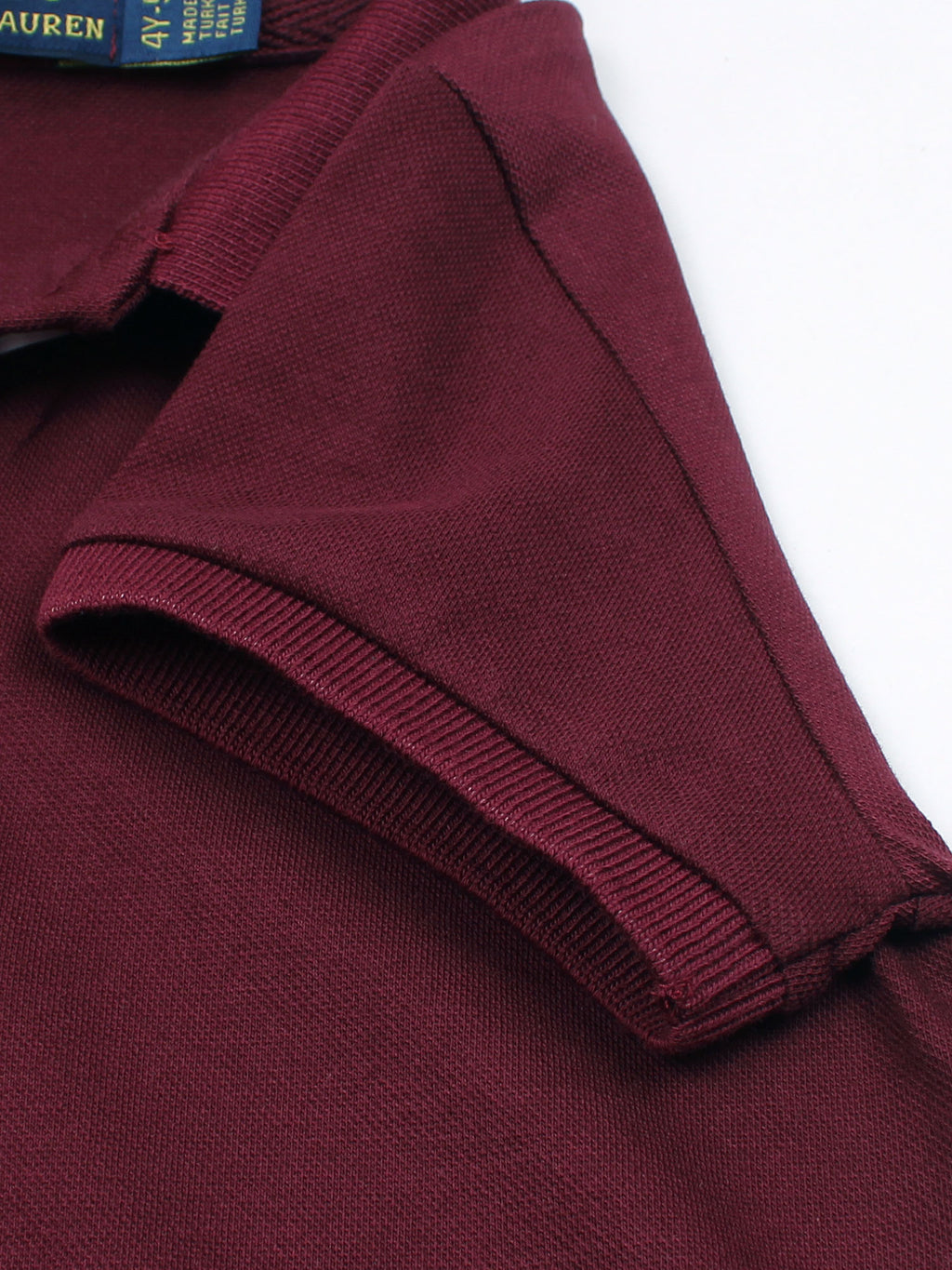 Premium Baby Girl R-L Polo Dress - Maroon