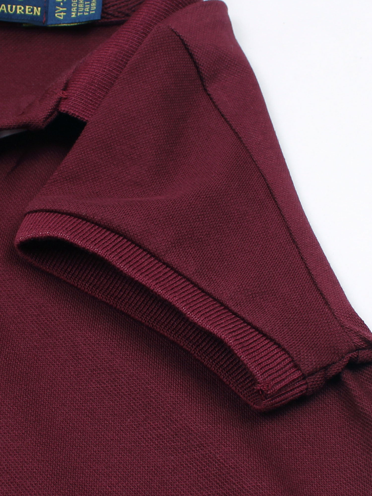 Premium Baby Girl R-L Polo Dress - Maroon