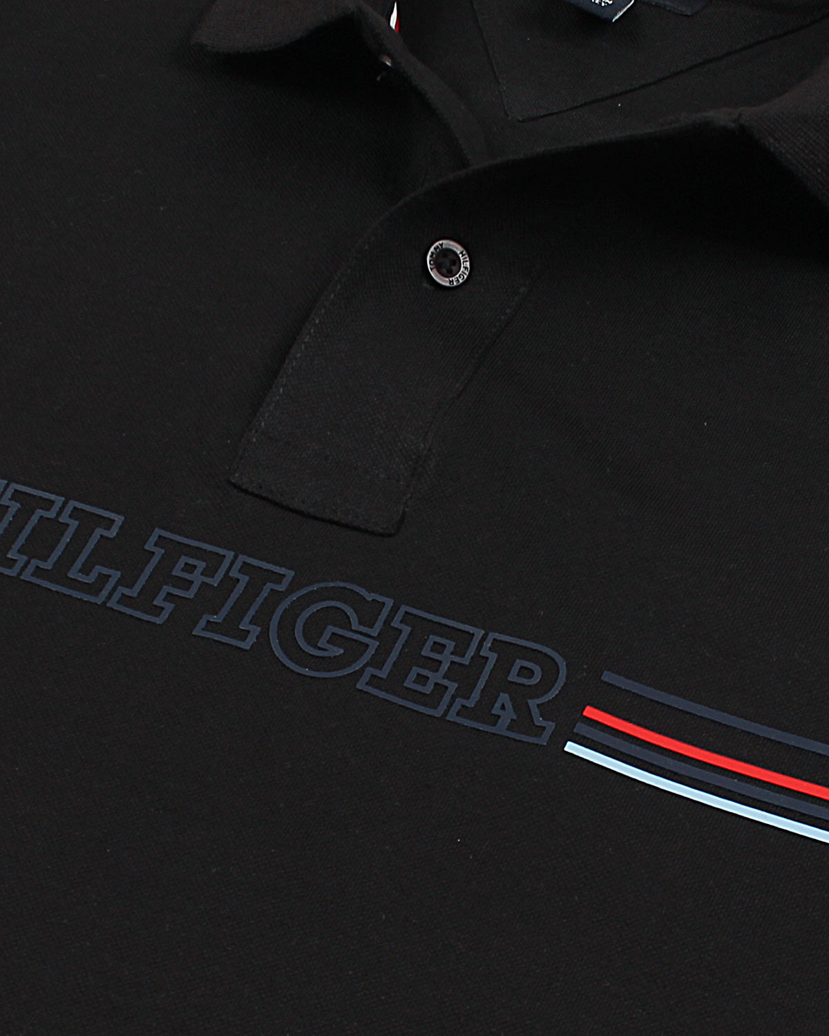 Premium Hilfiger Mens Polo -Black