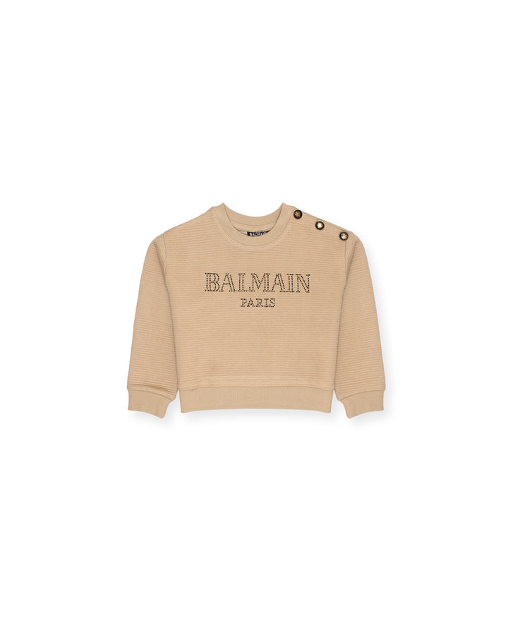 Exclusive Baby Girls Partywear Bal. Top - Beige