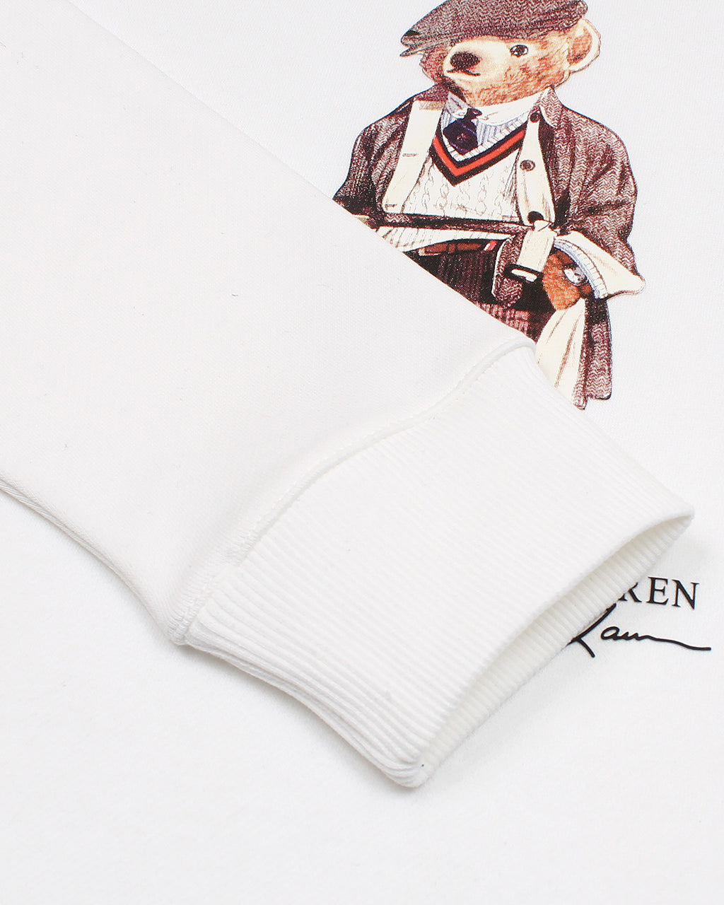 Premium Bear Men's Sweatshirt - White