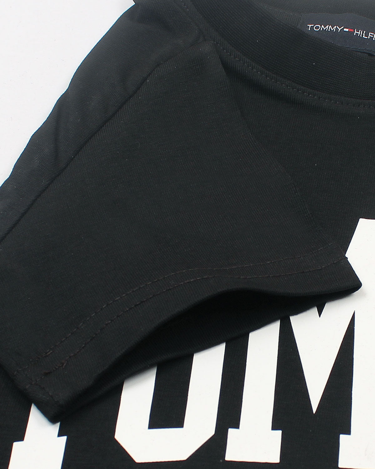 Kids Tom. Flag T Shirt - Black