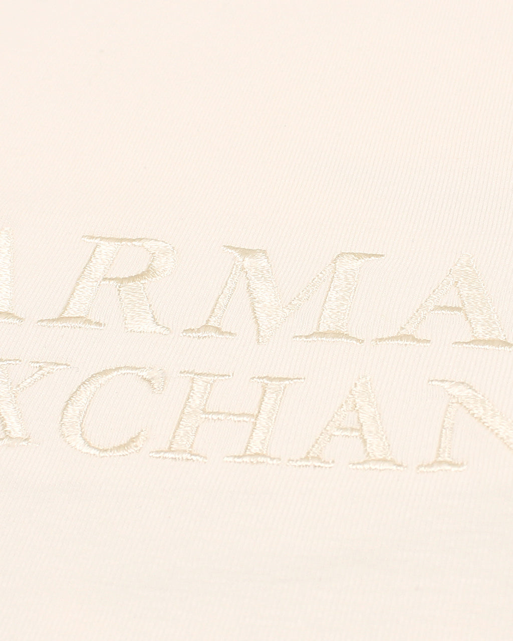 A-X Men's Oversized Logo Embroidered T-Shirt –  Off-White