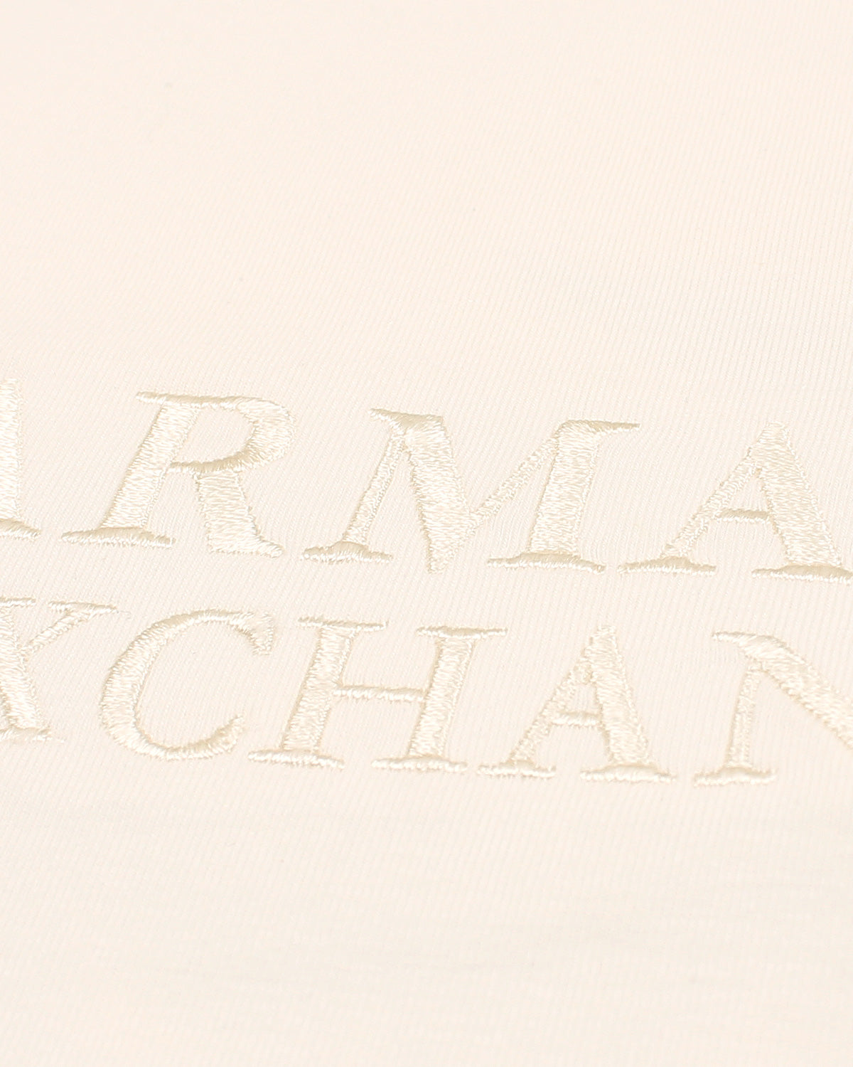 A-X Men's Oversized Logo Embroidered T-Shirt –  Off-White