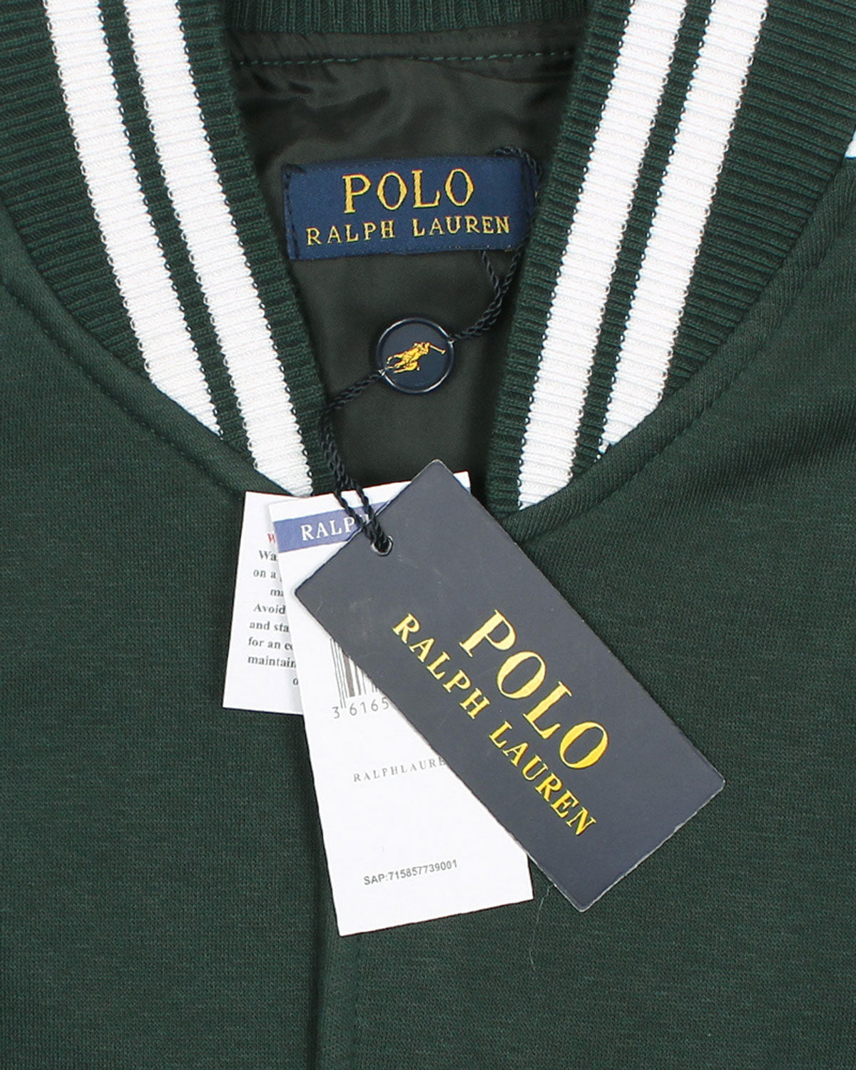 Premium Base Ball R-L Fleece Jacket - Green