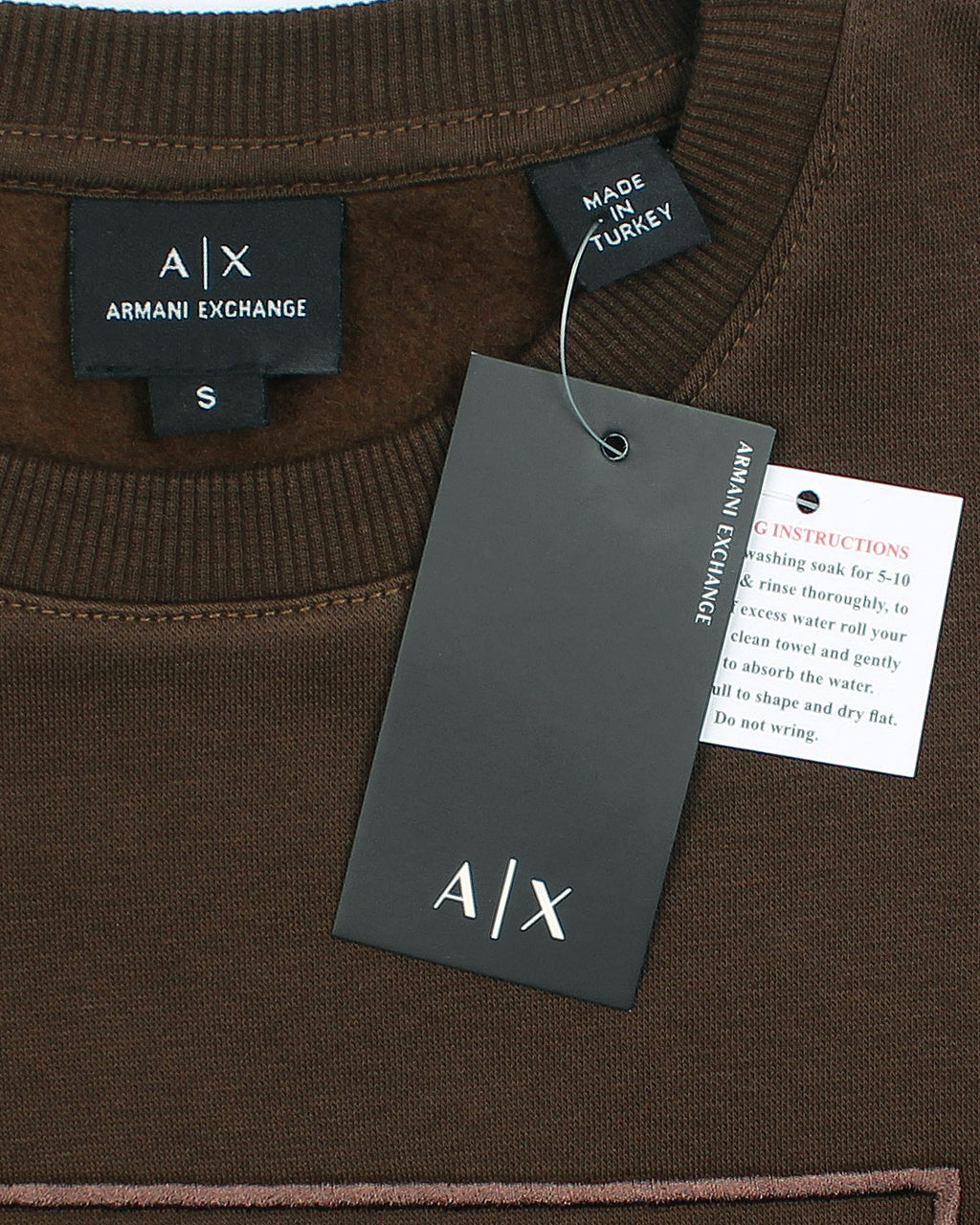 Exclusive A=X Men's Sweat Batch - Brown