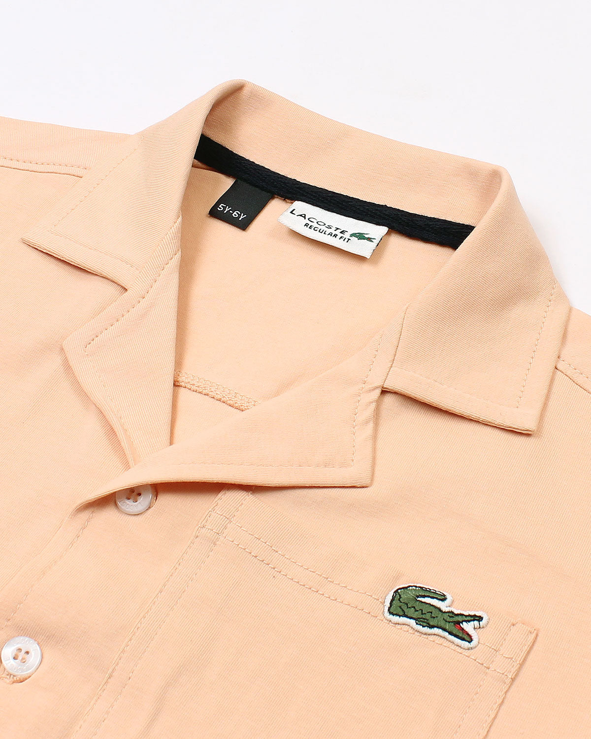 Kids Notch Lapel Tracksuit Set - Peach