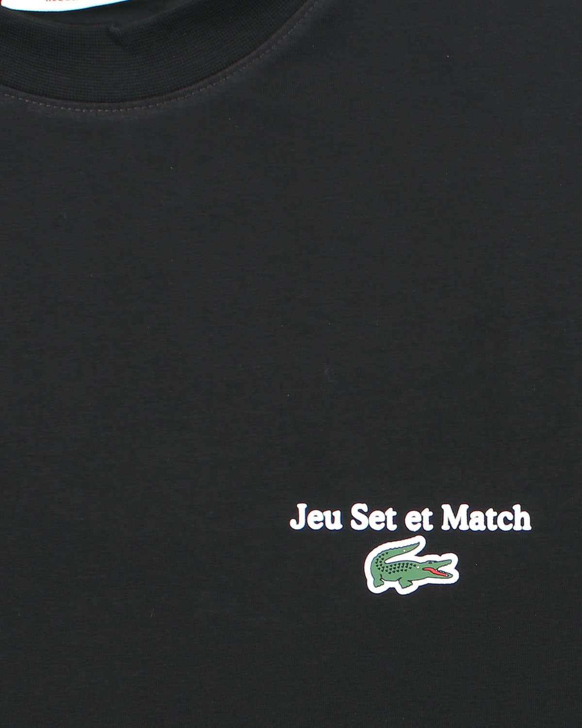 Men's Lac. Jeu Set Oversze T Shirt - Black