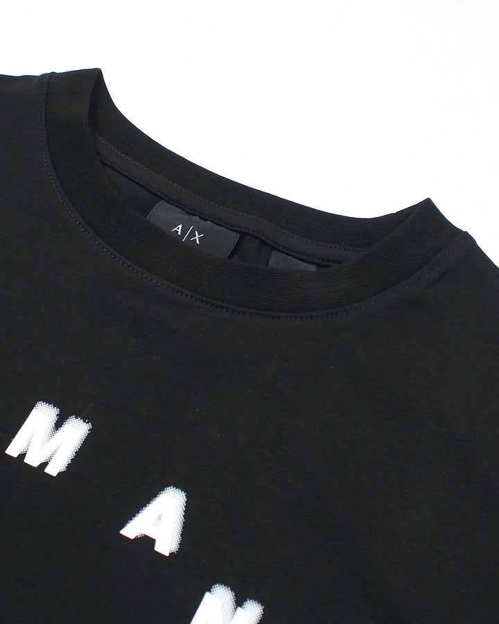 Men's A-X Round T Shirt - Black