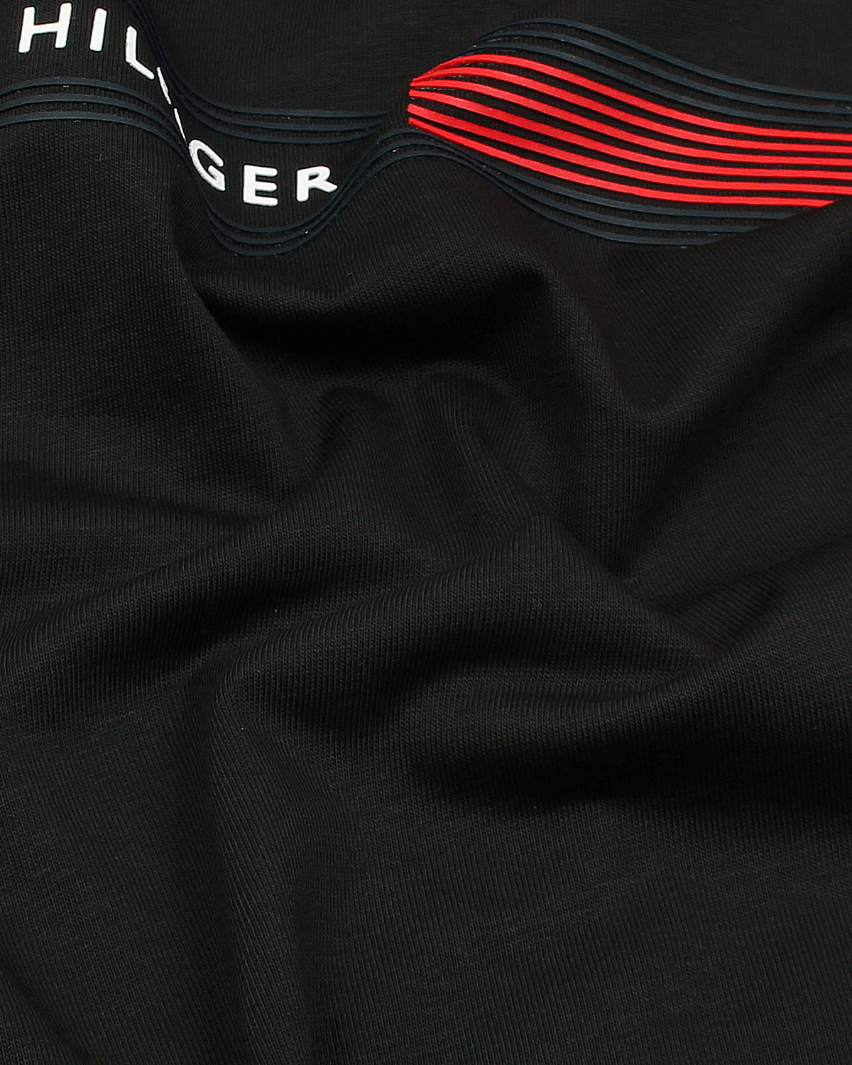 Premium Tommy High Men Tee - Black