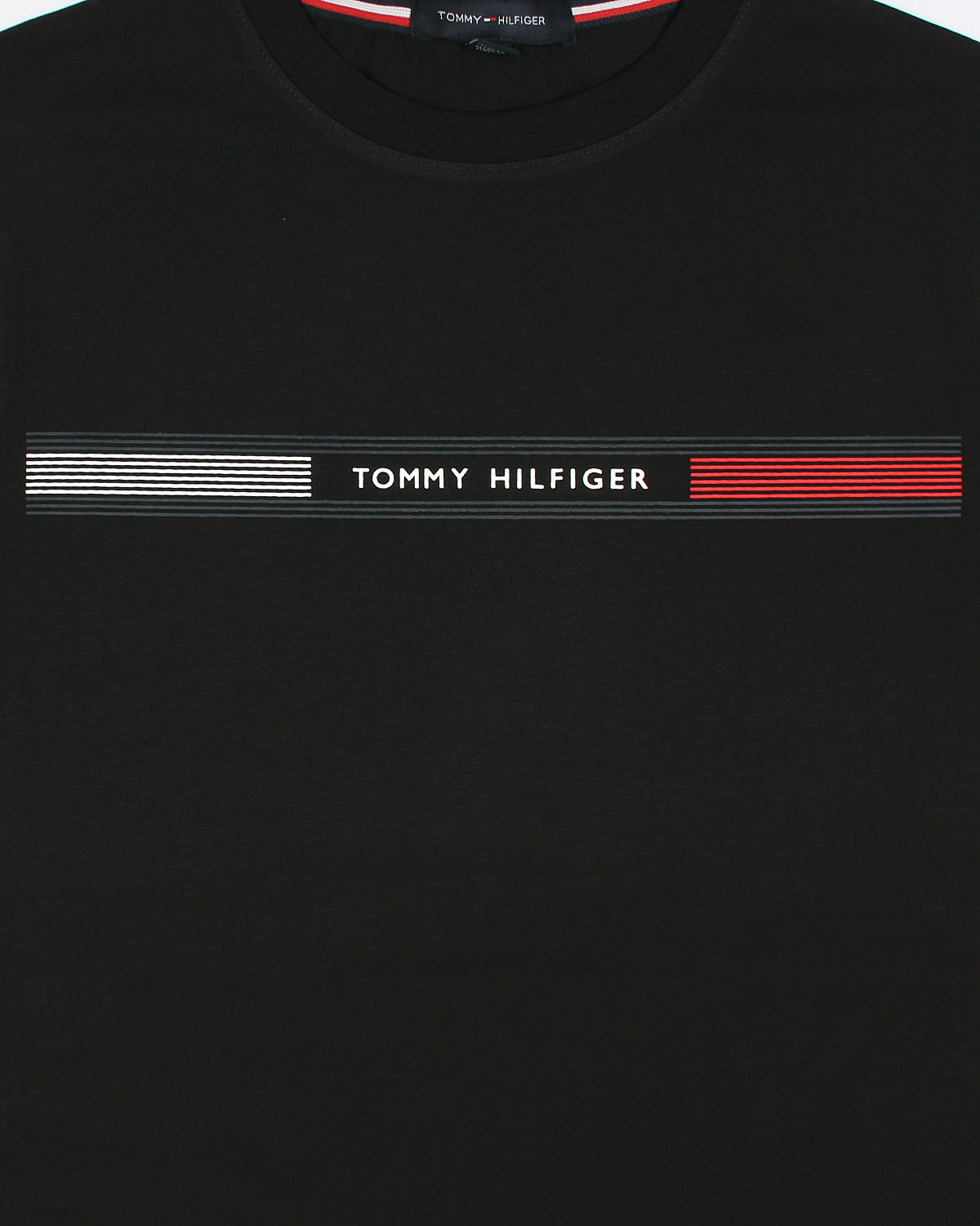 Premium Tommy High Men Tee - Black