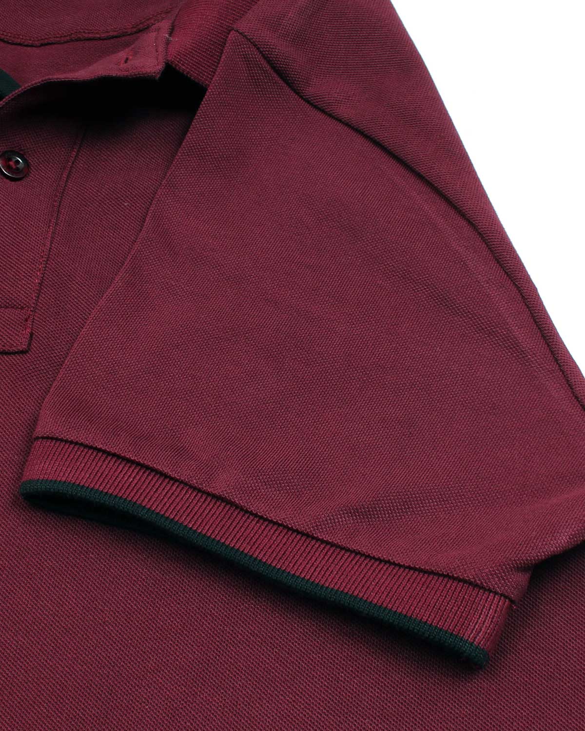 Premium HKT Iconic Motive Polo Men - Maroon