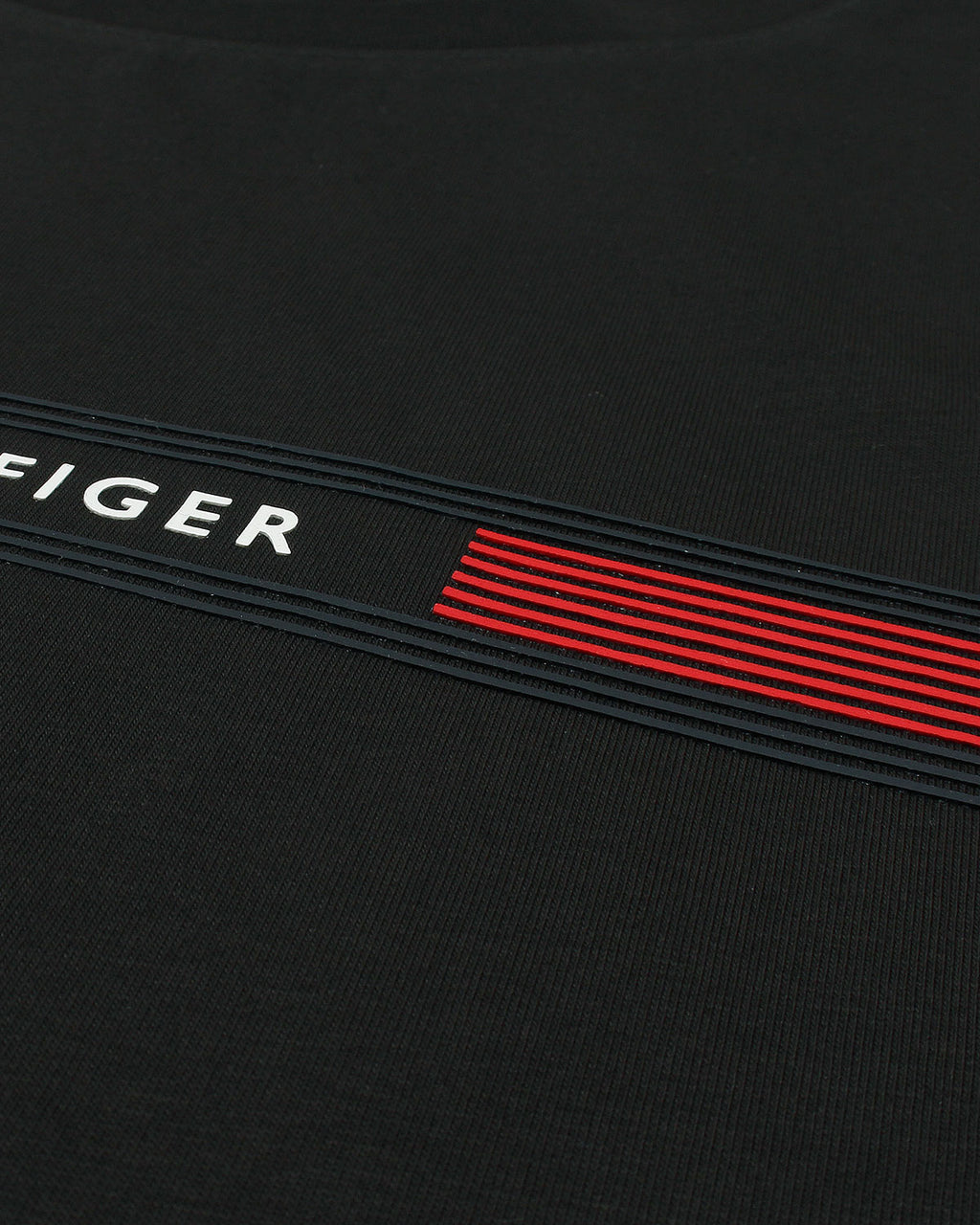 Premium Tommy High Men Tee - Black