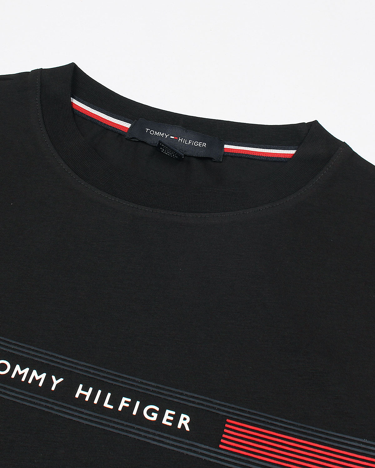 Premium Tommy High Men Tee - Black