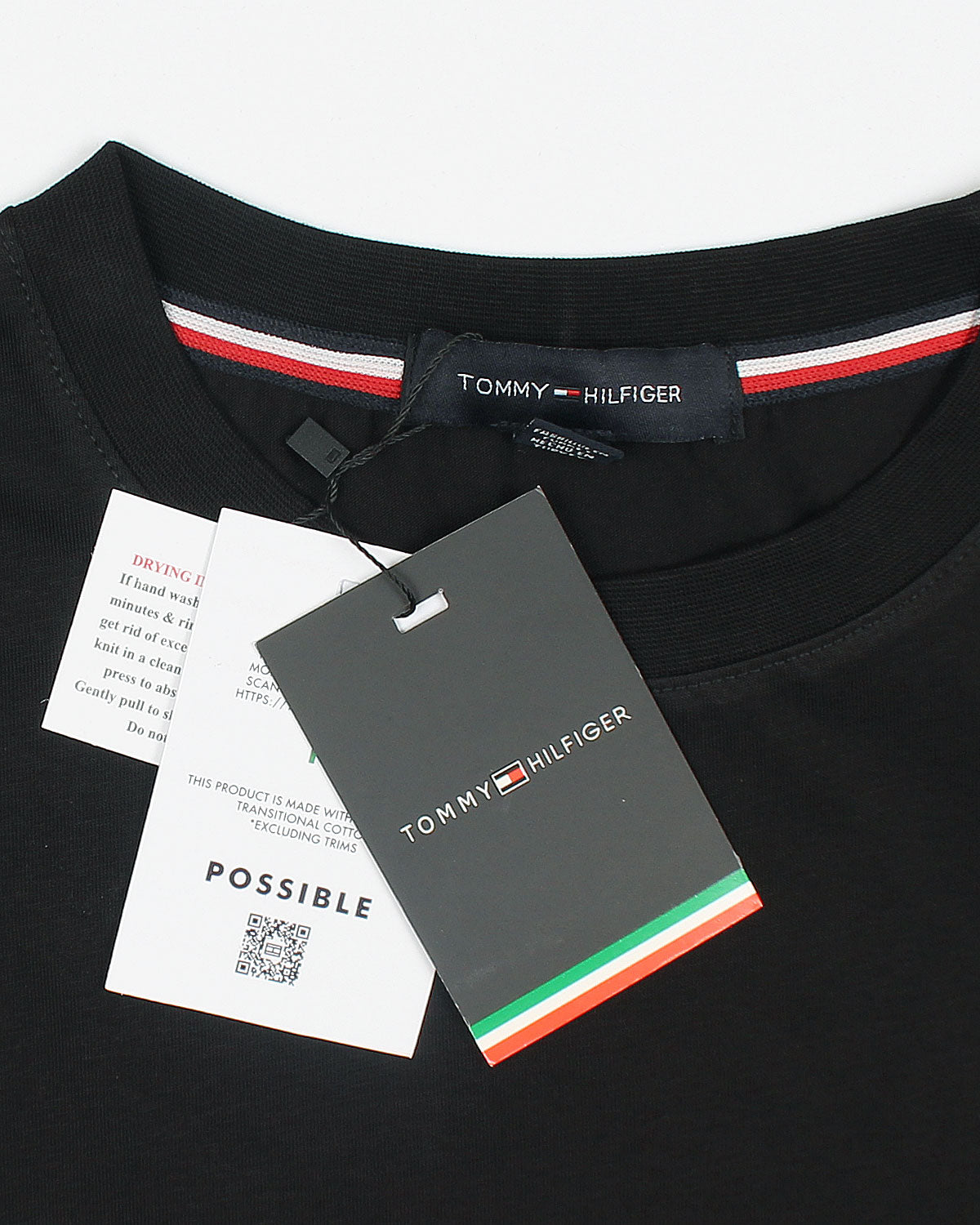 Premium Tommy High Men Tee - Black